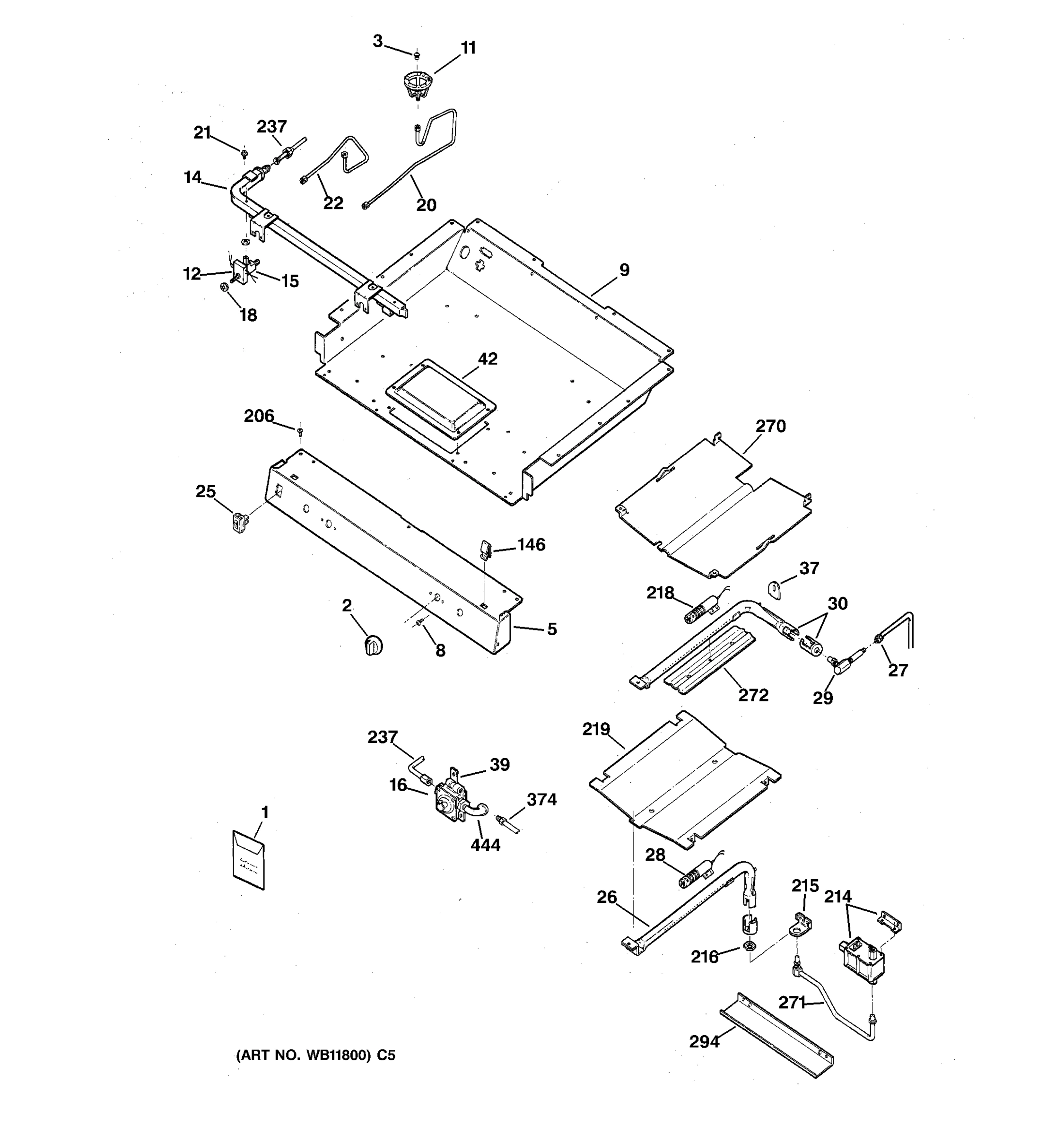 GAS BURNER PARTS