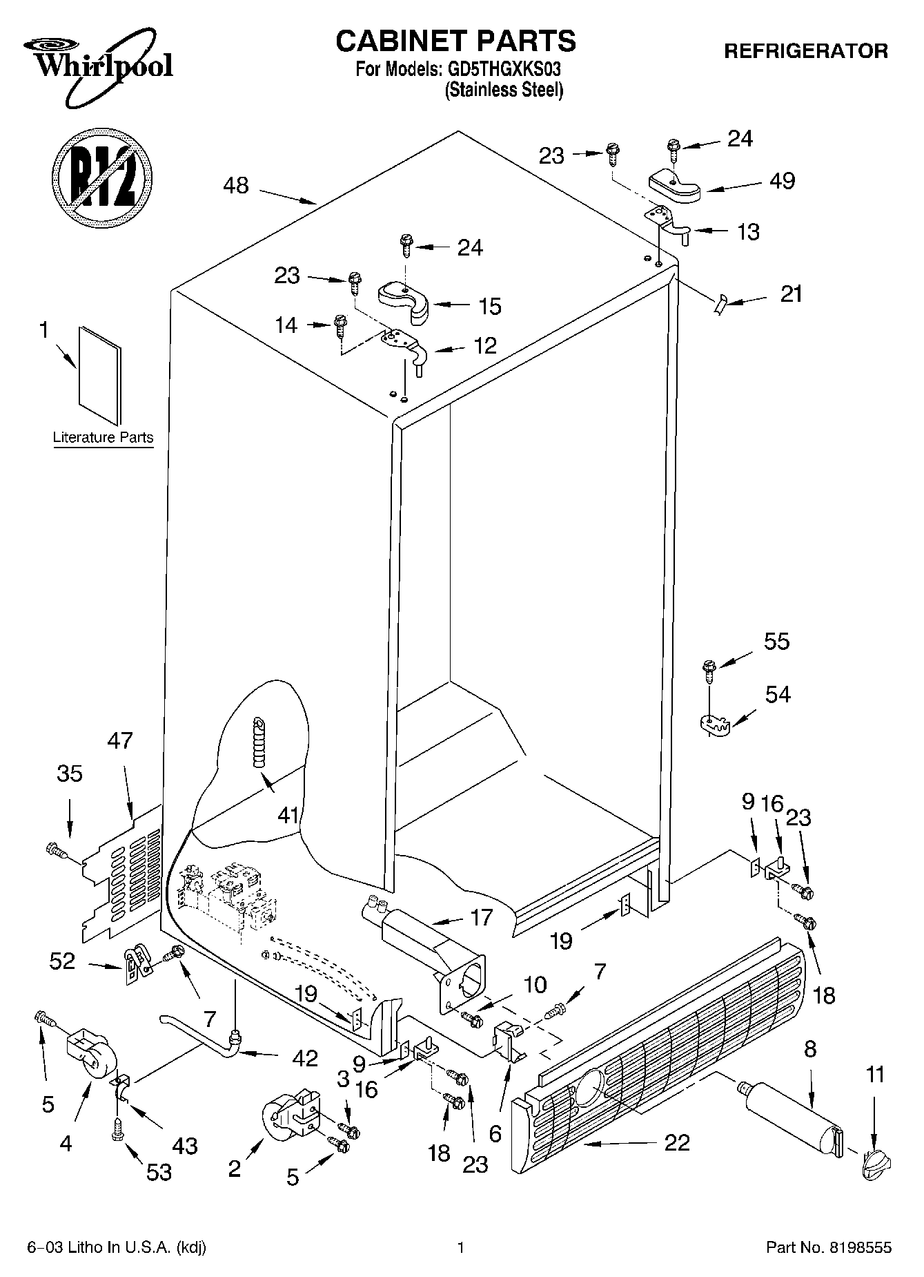 01 - CABINET PARTS
