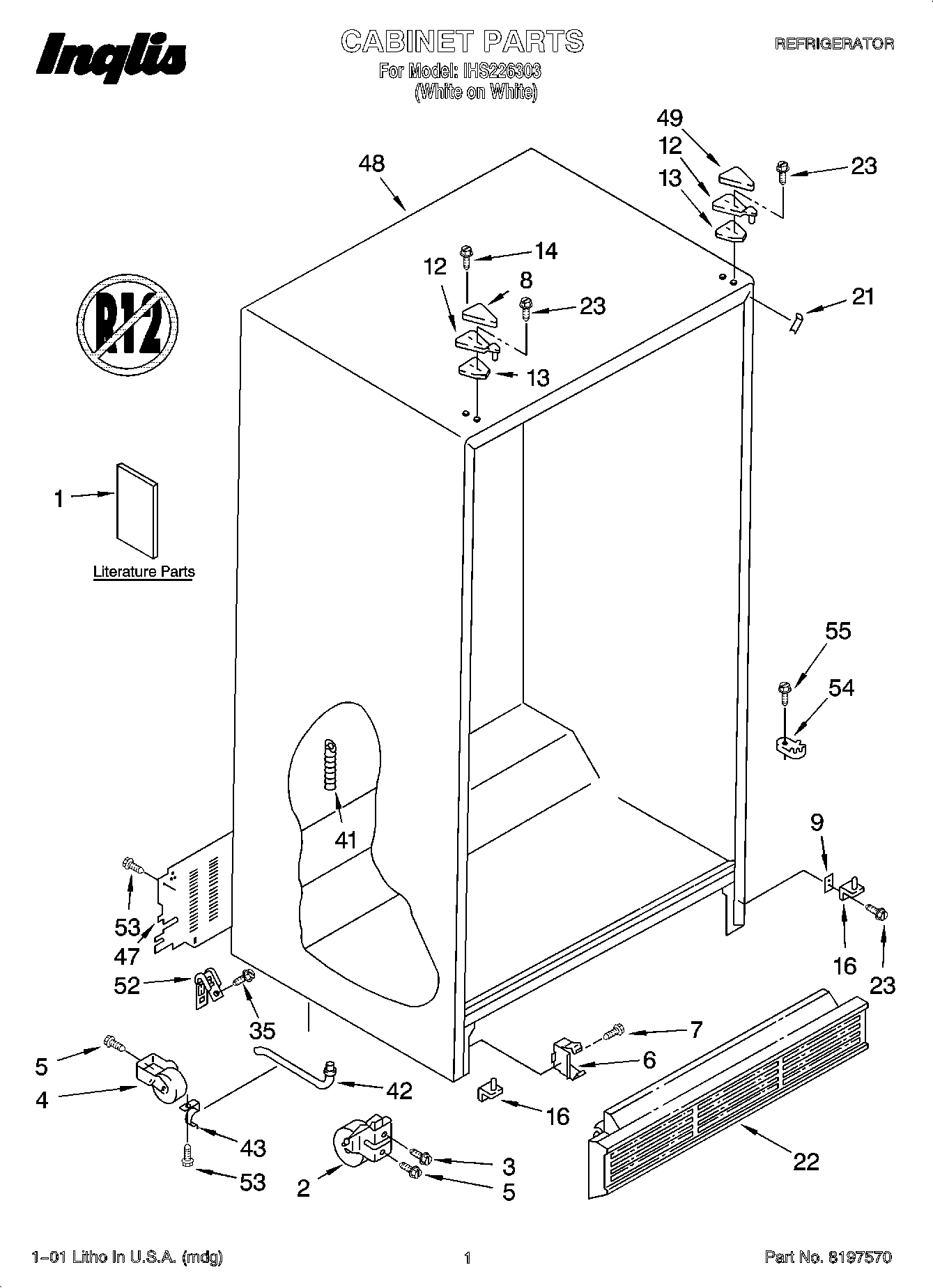 01 - CABINET PARTS