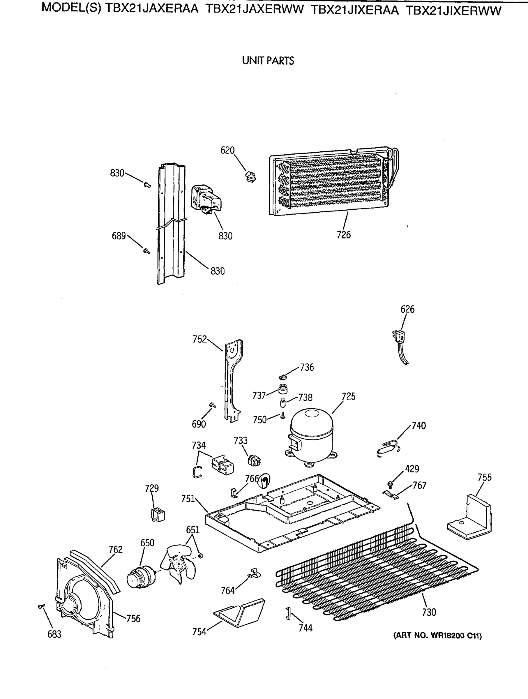 UNIT PARTS