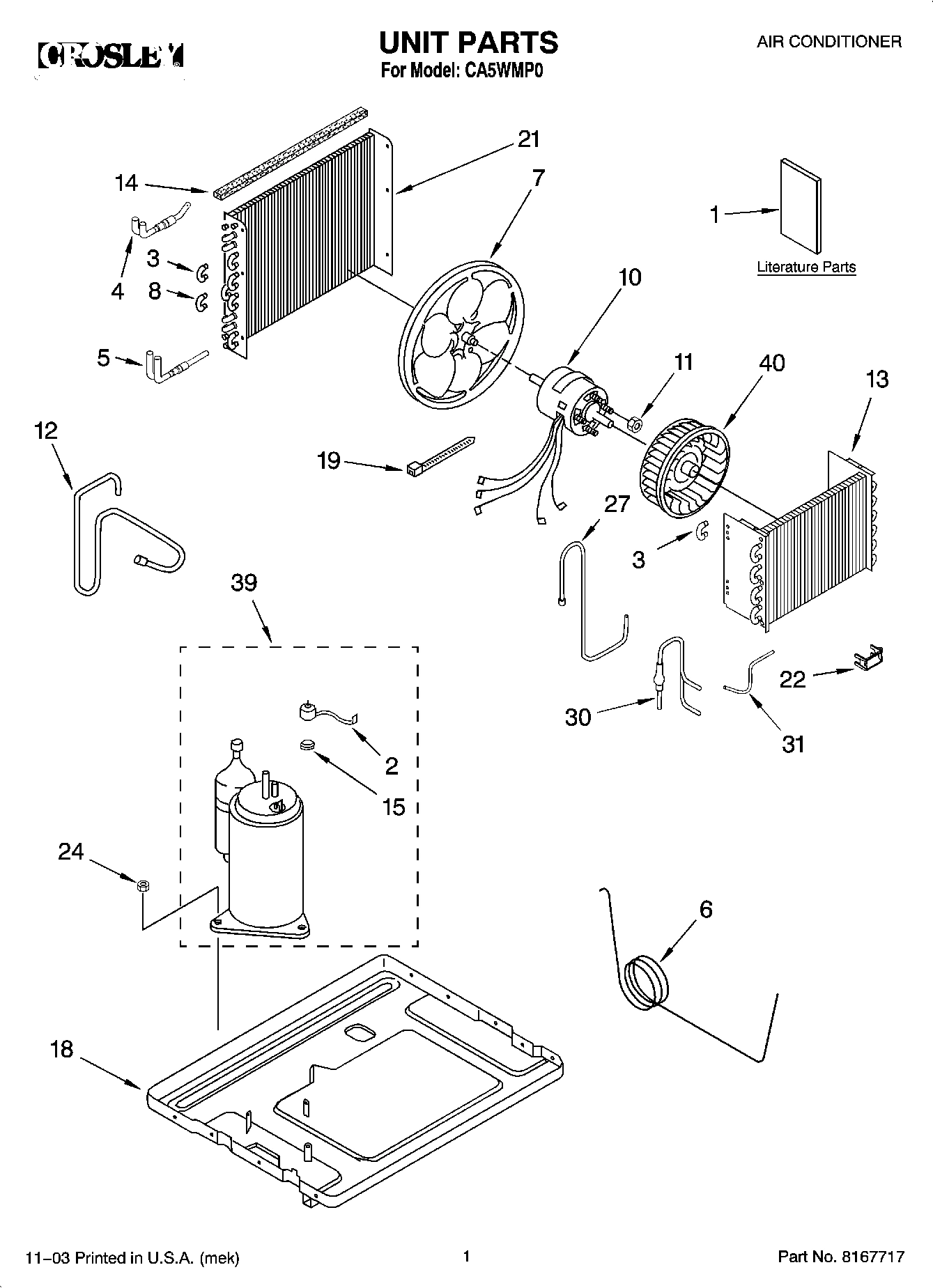 01 - UNIT PARTS