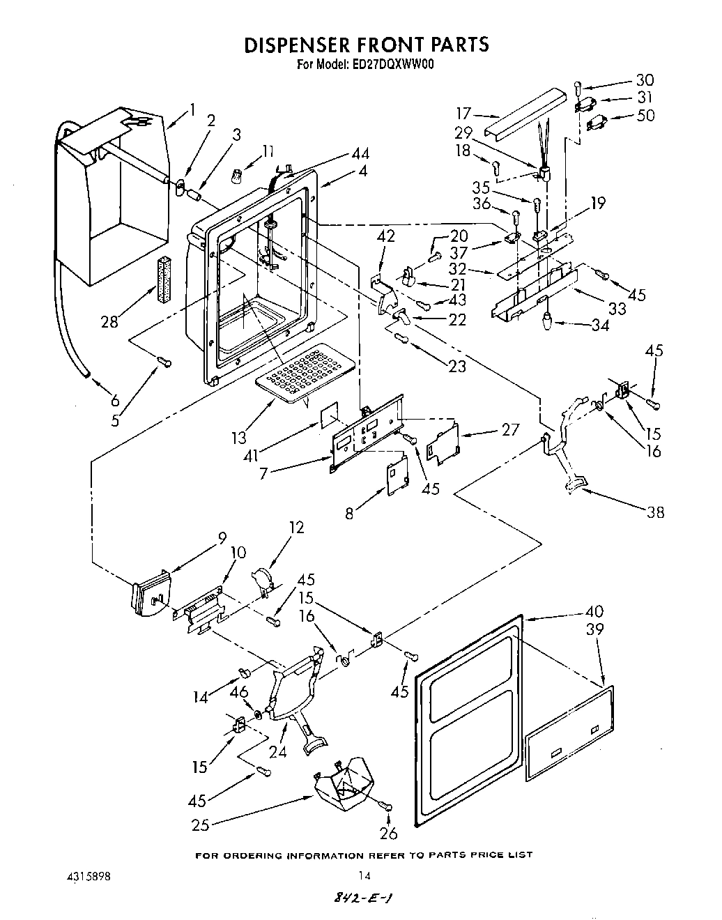 09 - DISPENSER FRONT