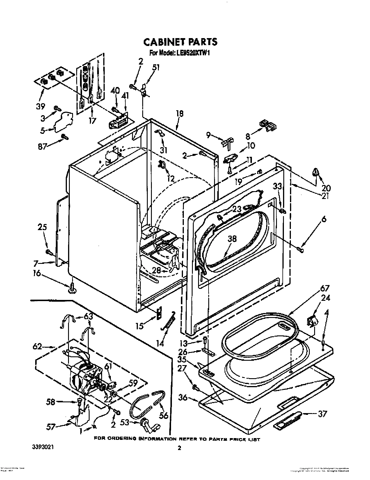 02 - CABINET PARTS