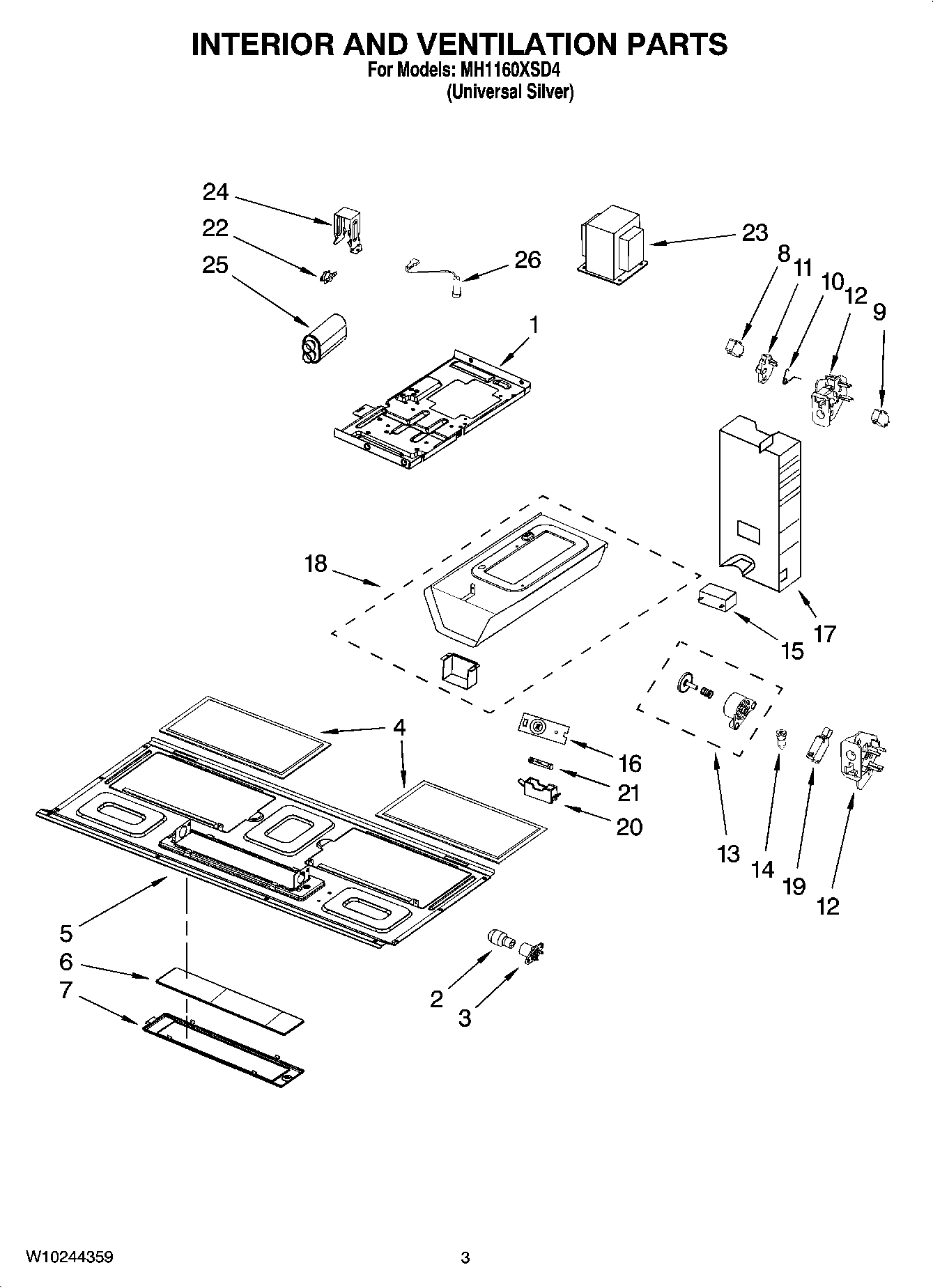 03 - INTERIOR AND VENTILATION PARTS