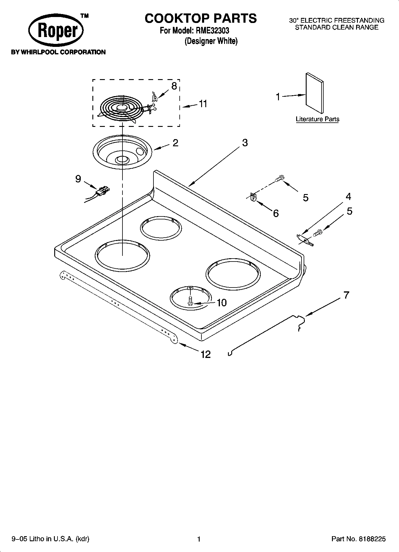 01 - COOKTOP PARTS
