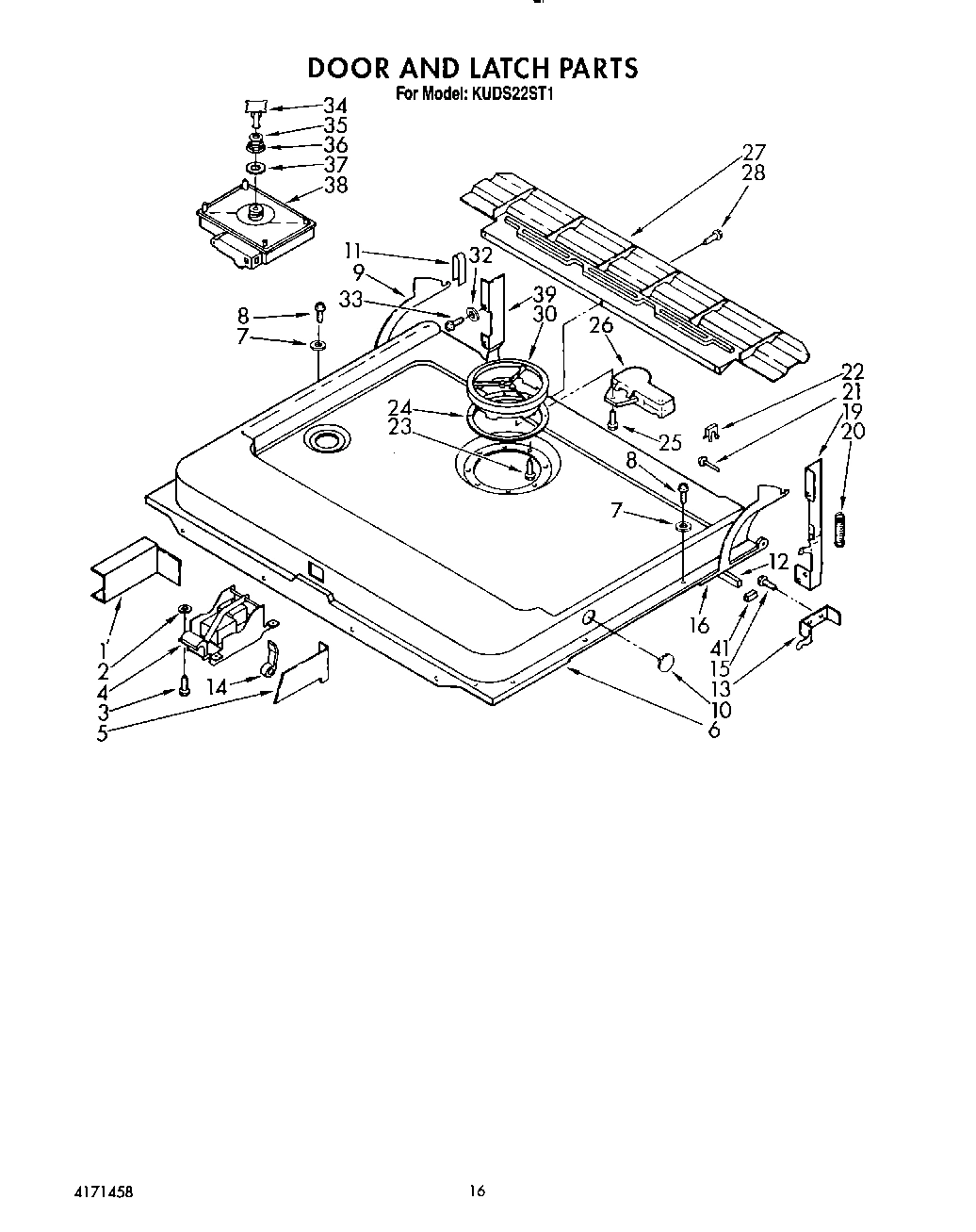 13 - DOOR AND LATCH