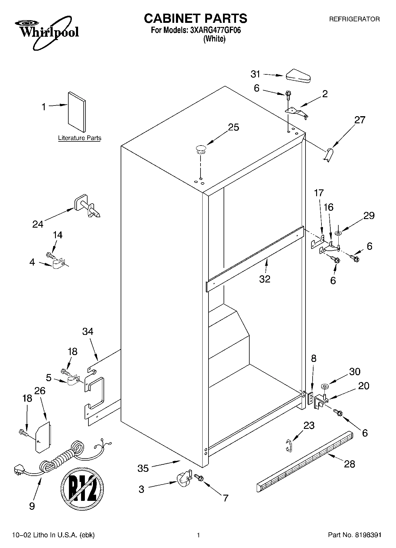 01 - CABINET, LITERATURE