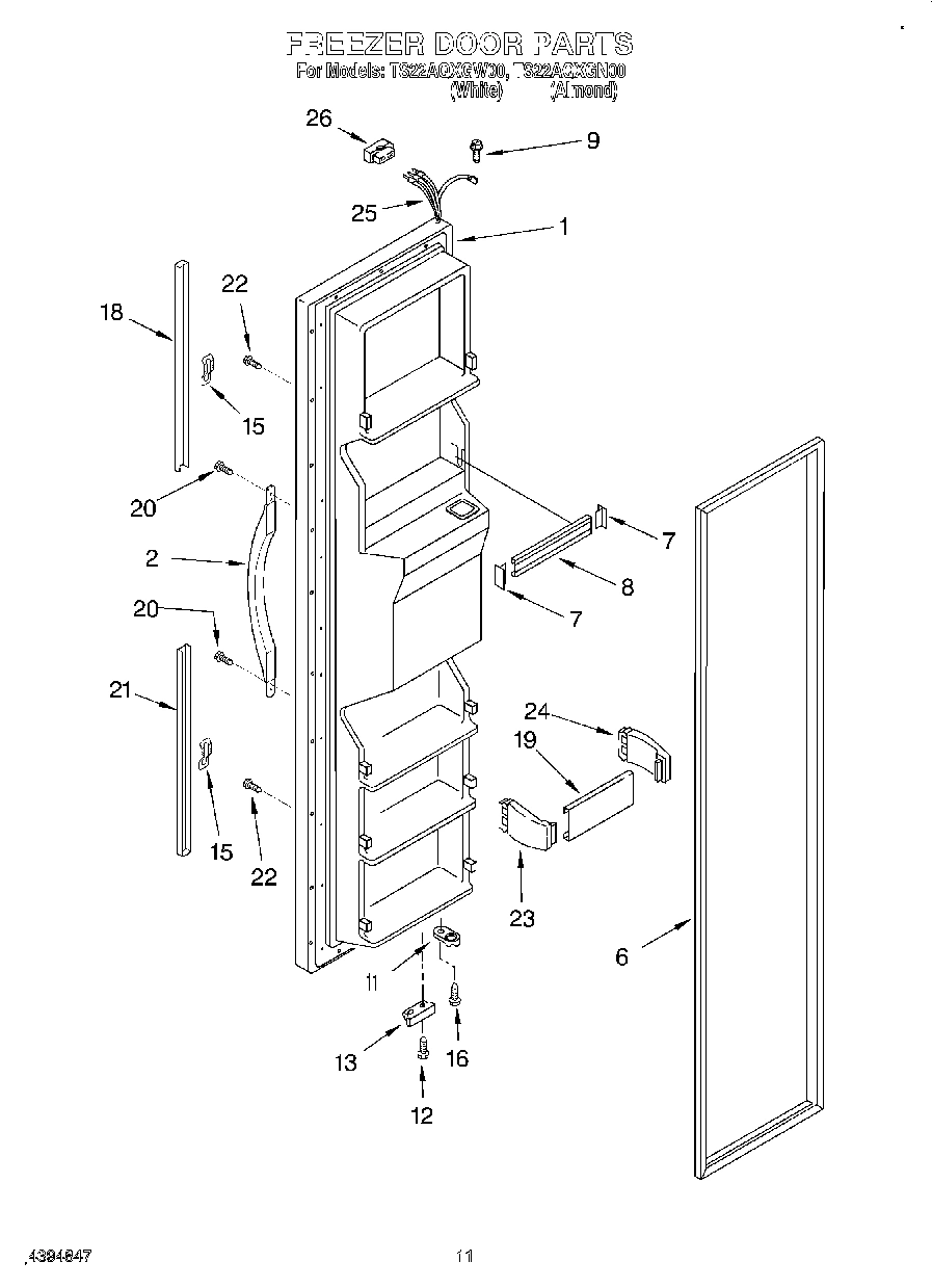 07 - FREEZER DOOR
