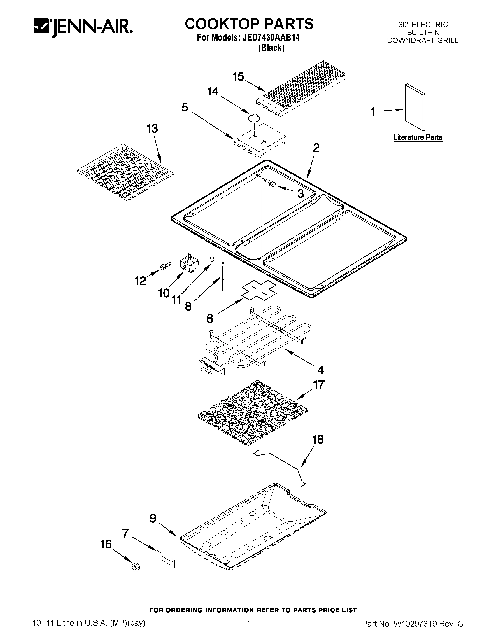 01 - COOKTOP PARTS