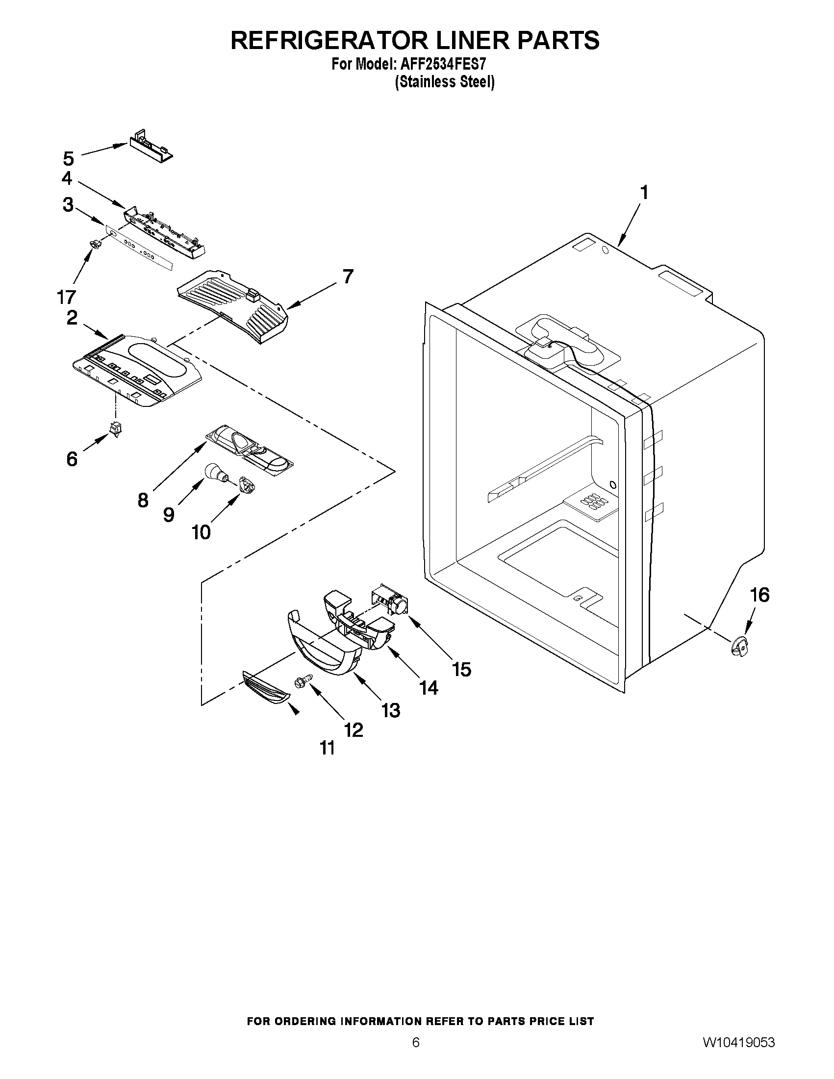 04 - REFRIGERATOR LINER PARTS