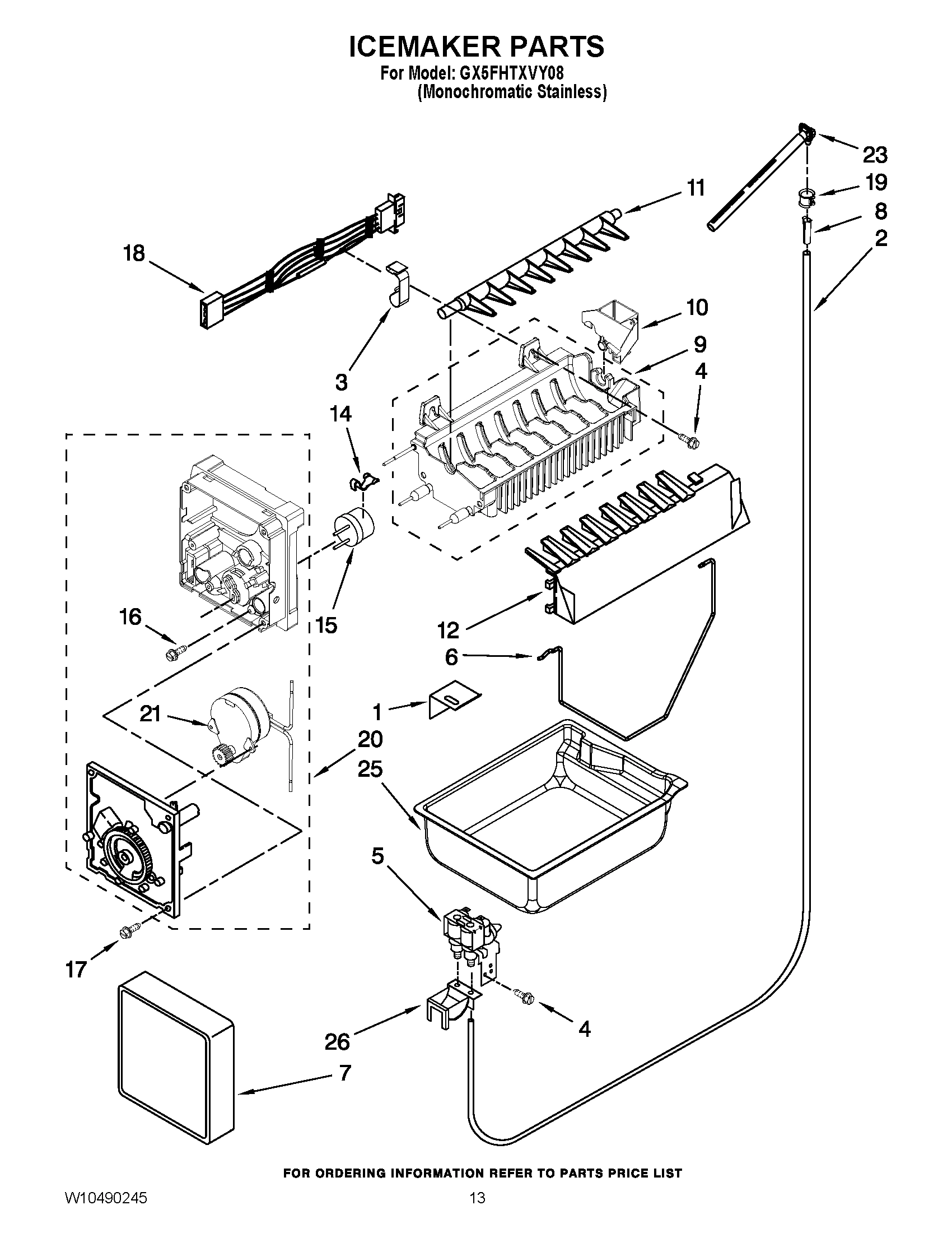08 - ICEMAKER PARTS