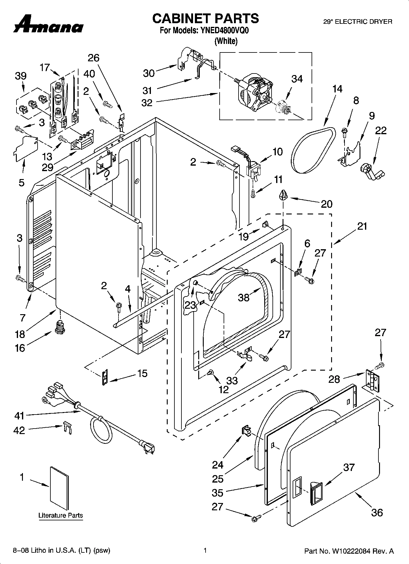 01 - CABINET PARTS