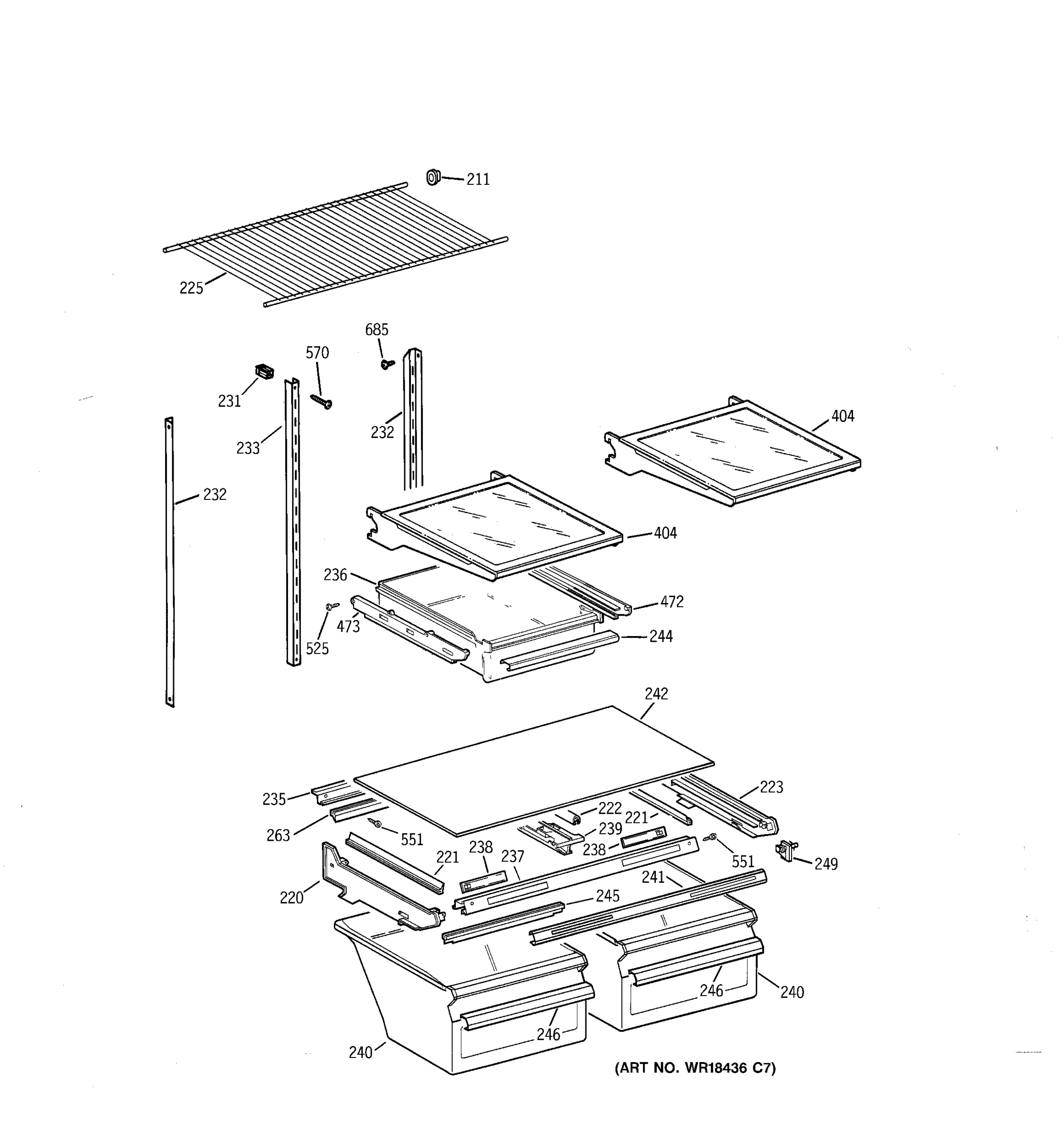 SHELF PARTS
