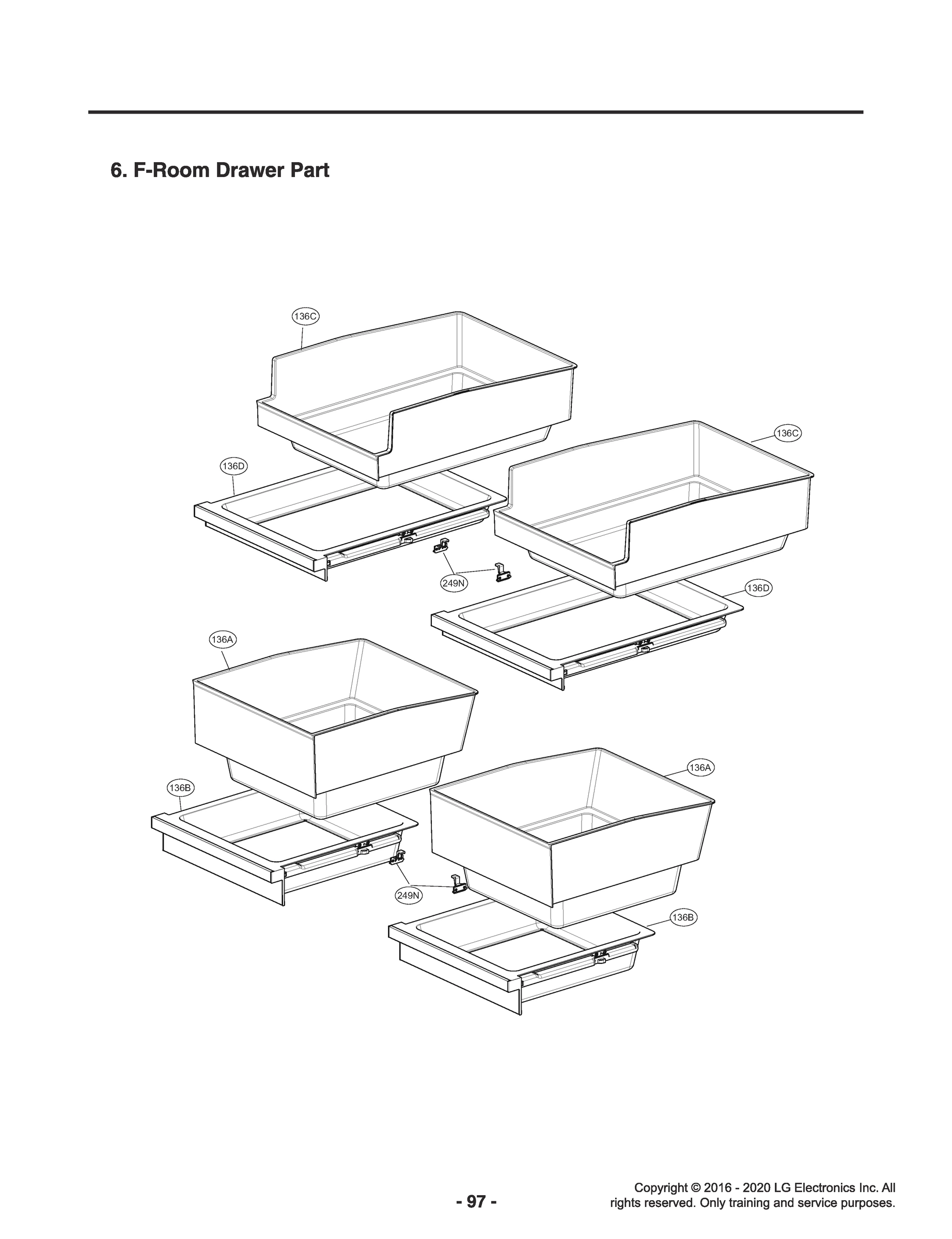 F-ROOM DRAWER PART