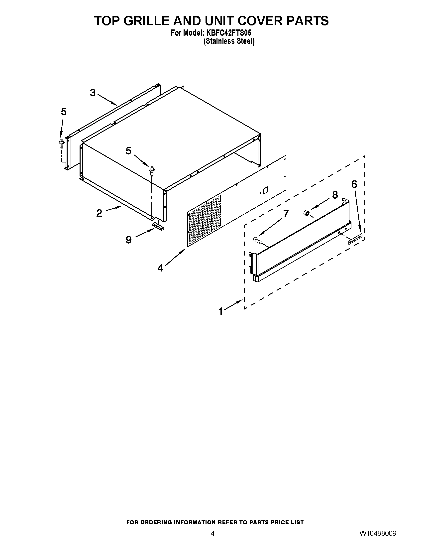 03 - TOP GRILLE AND UNIT COVER PARTS
