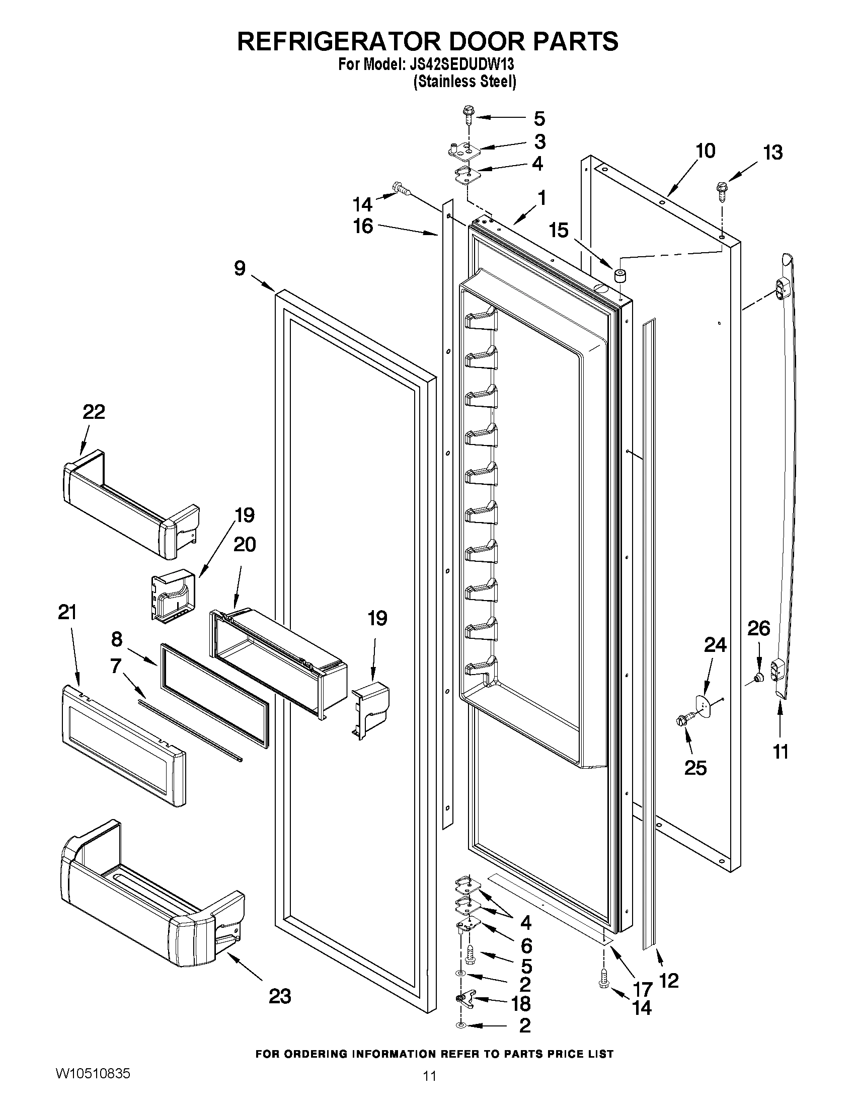 08 - REFRIGERATOR DOOR PARTS