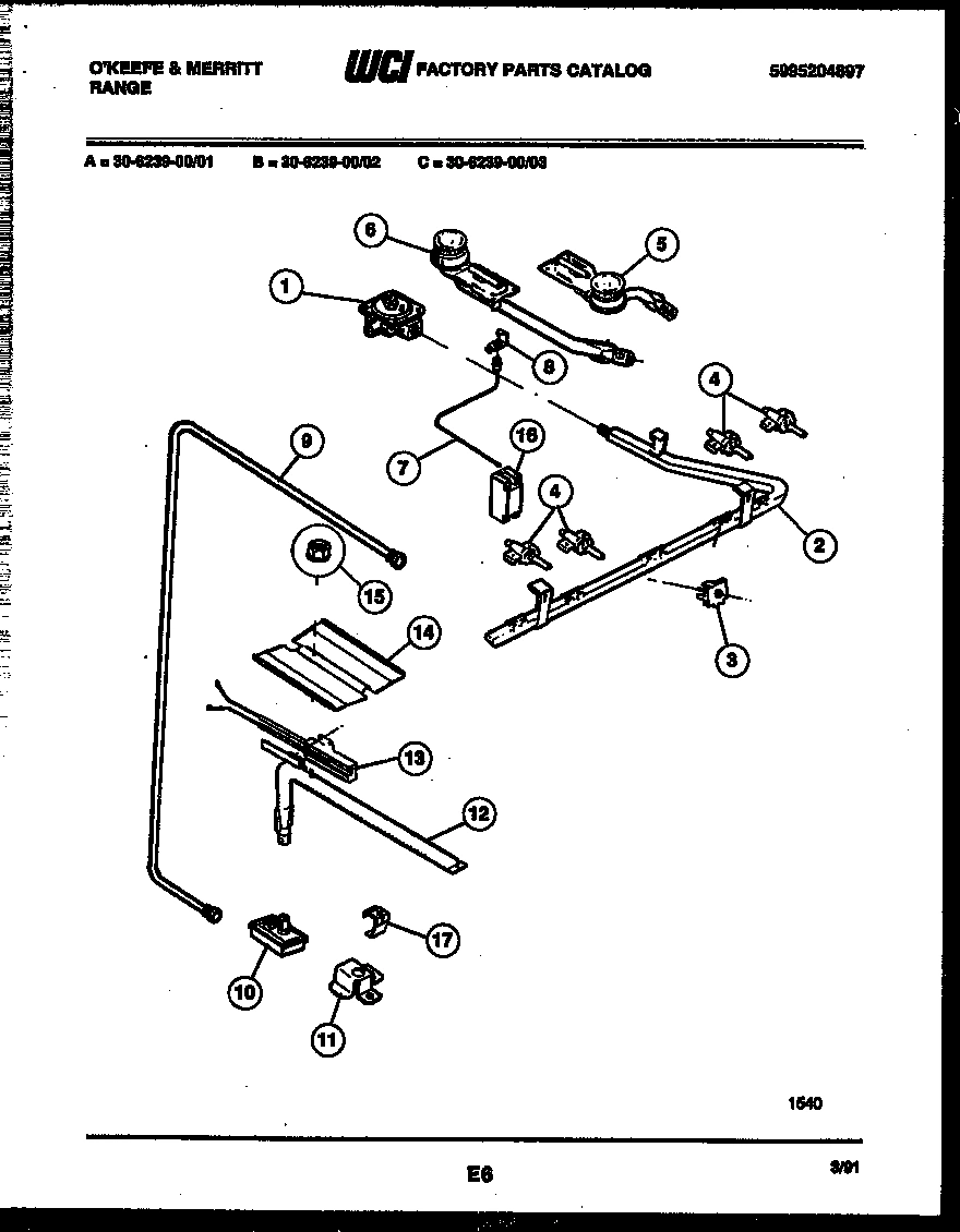 06 - BURNER, MANIFOLD AND GAS CONTROL