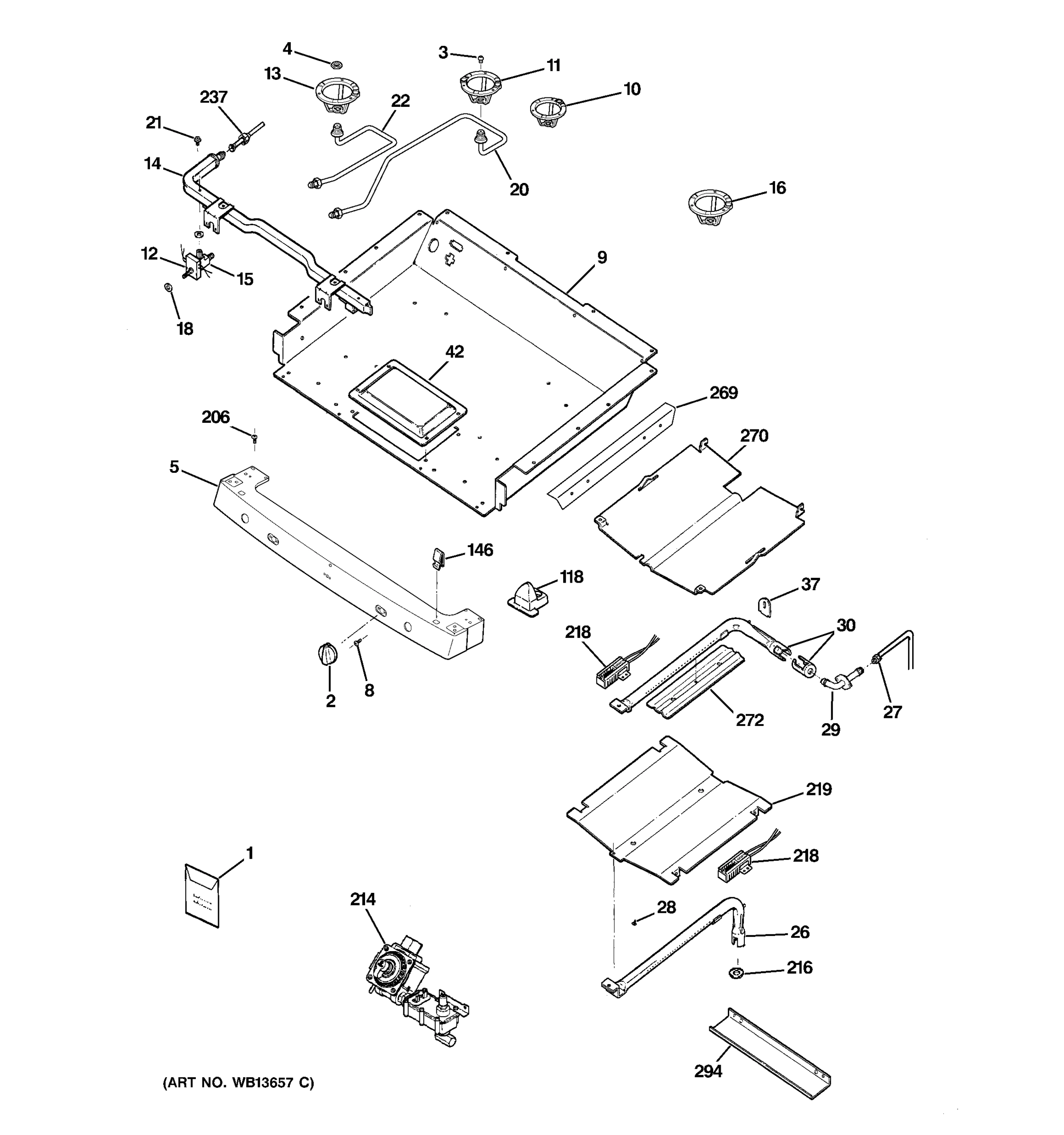 GAS & BURNER PARTS