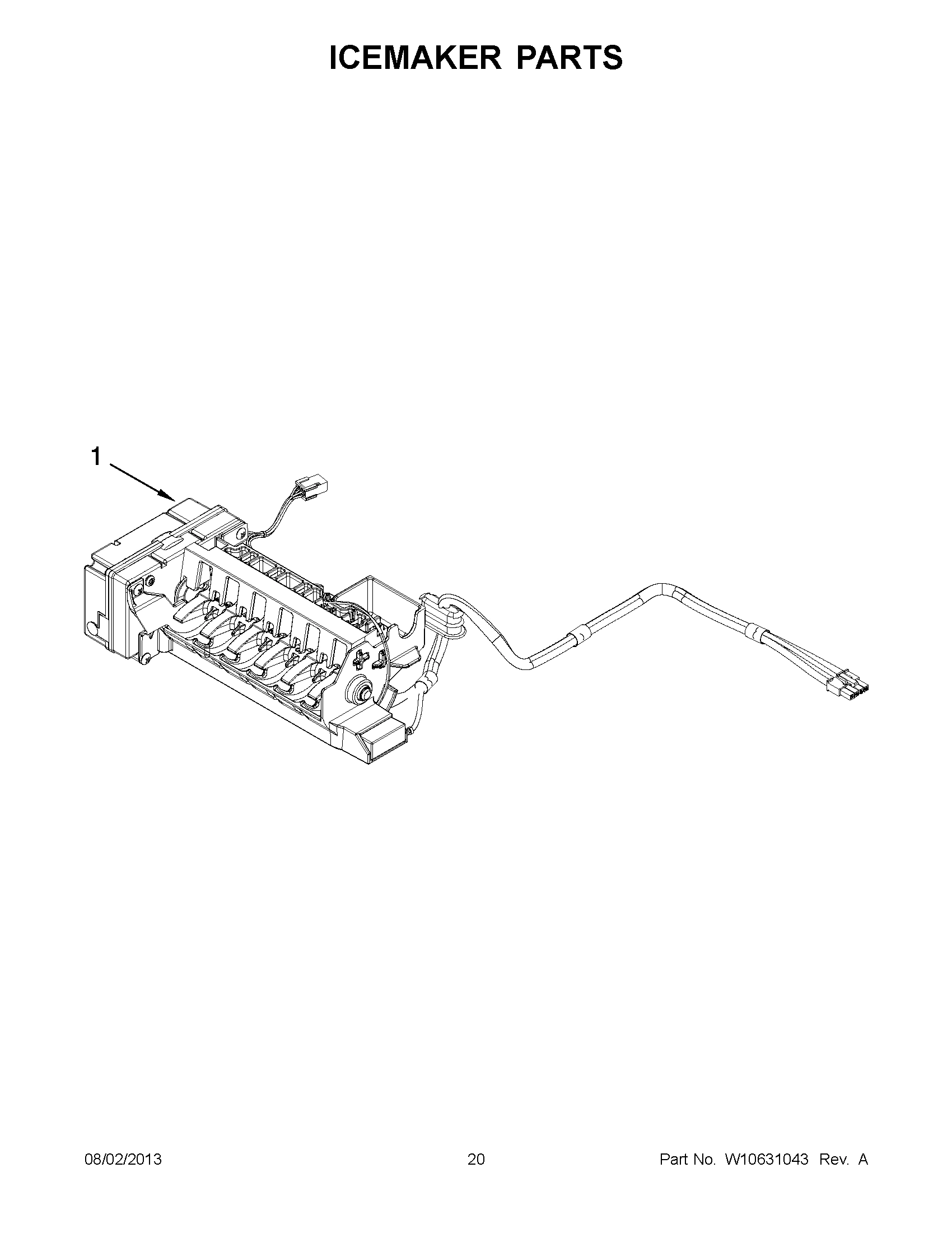 10 - ICEMAKER PARTS