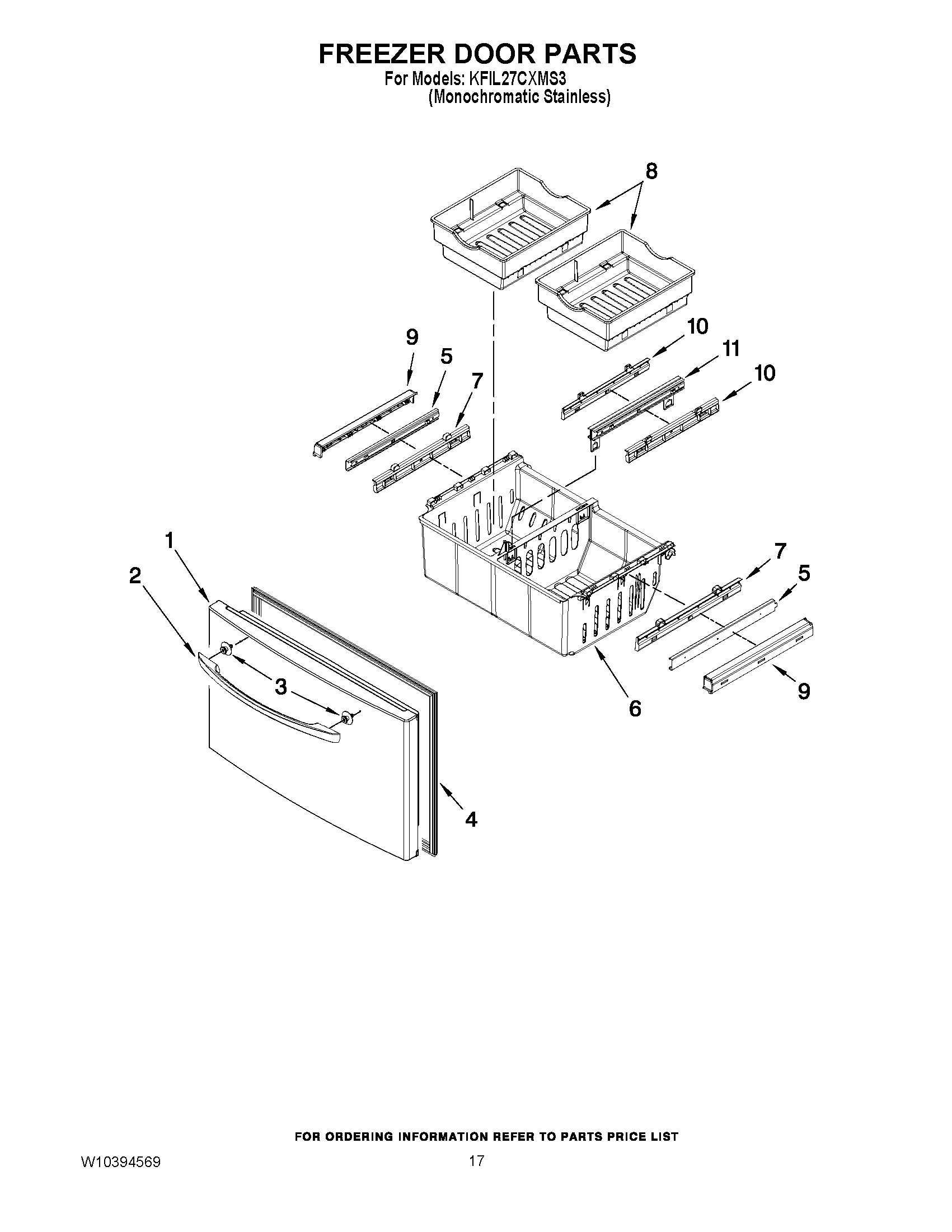 09 - FREEZER DOOR PARTS