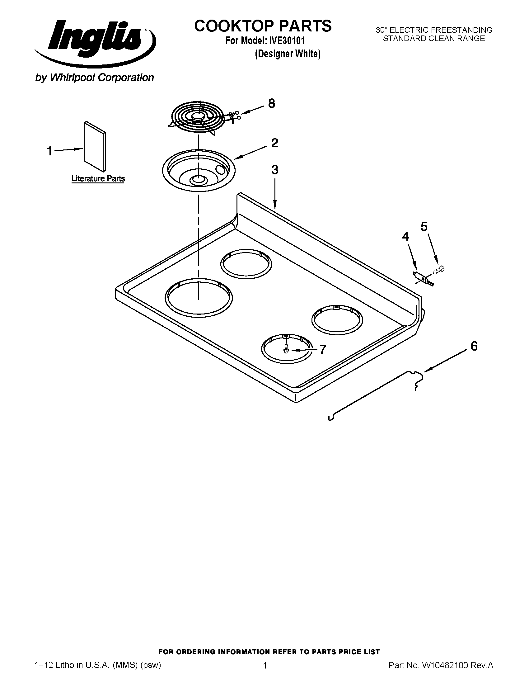01 - COOKTOP PARTS