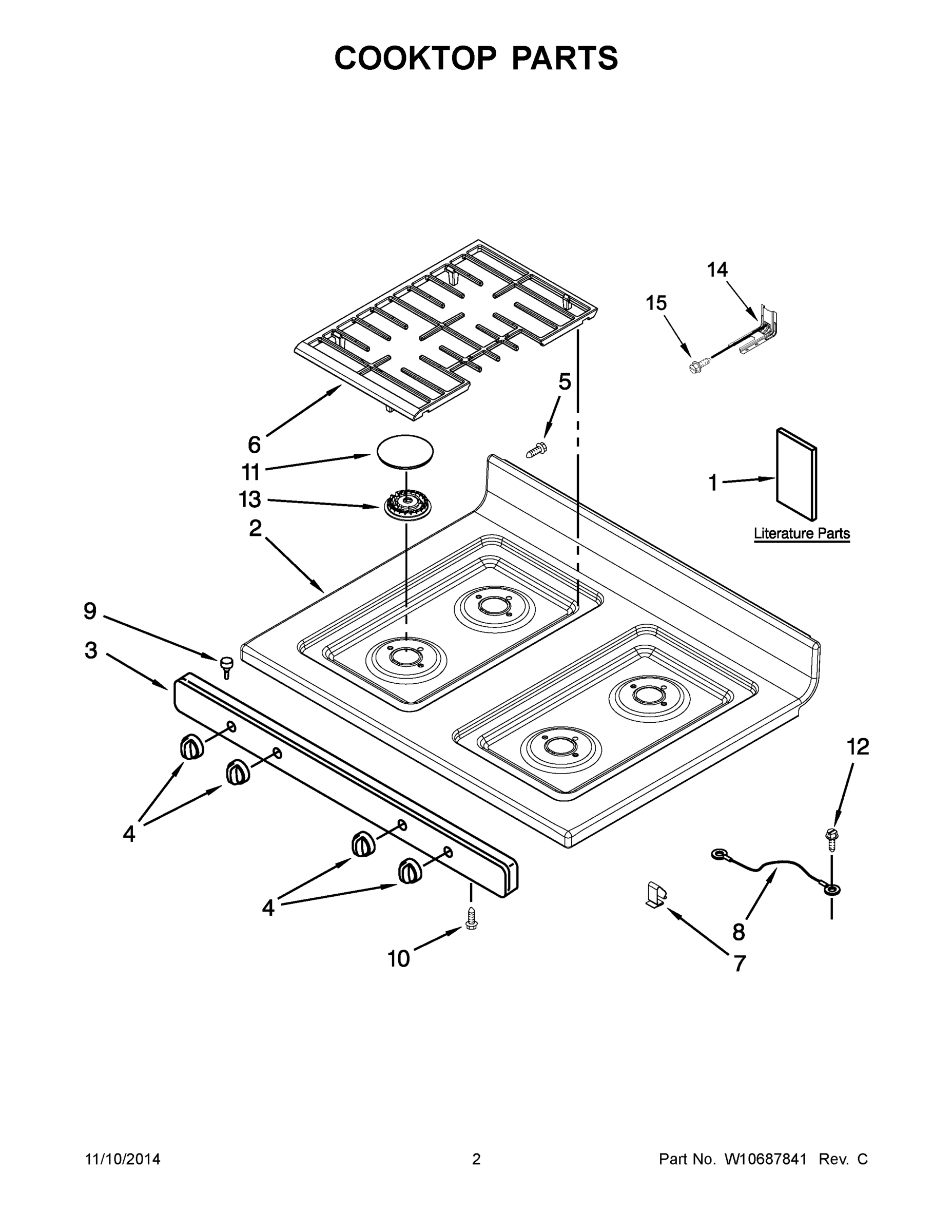 02 - COOKTOP PARTS