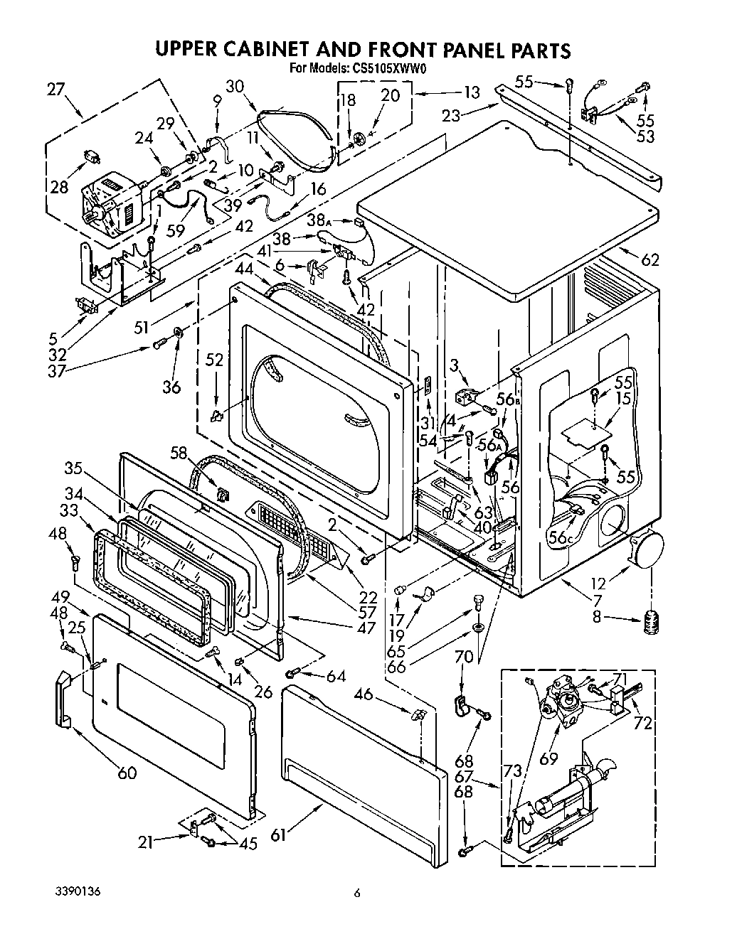 04 - UPPER CABINET AND FRONT PANEL