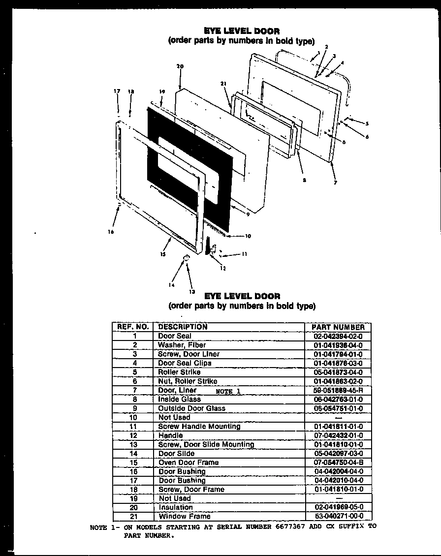 03 - EYE LEVEL DOOR