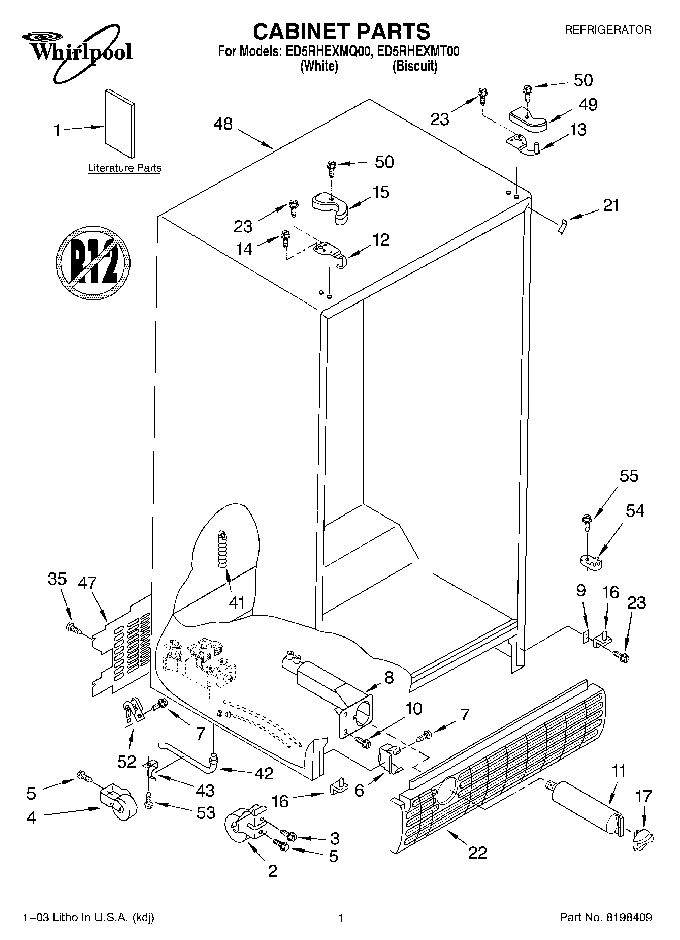 01 - CABINET PARTS