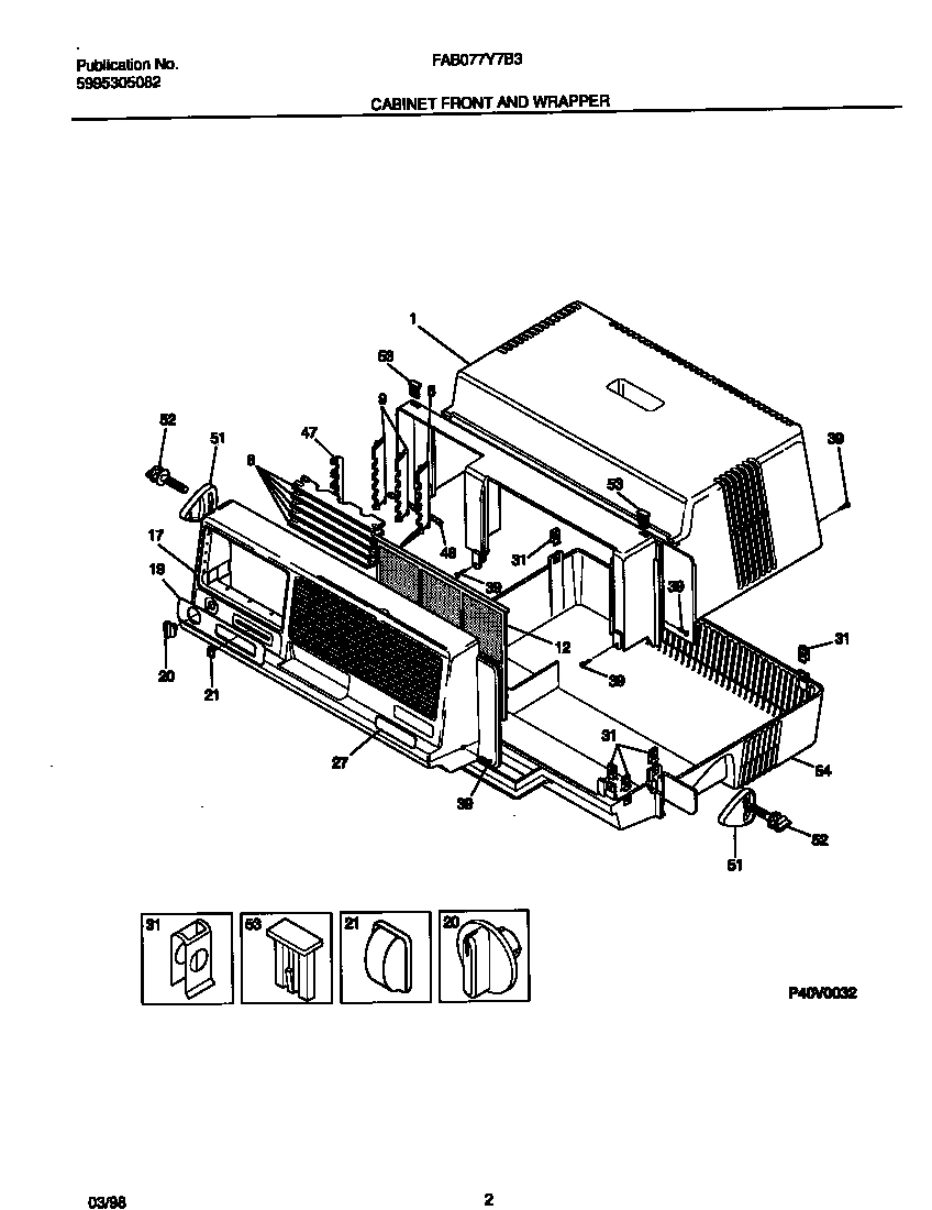 02 - CABINET FRONT AND WRAPPER