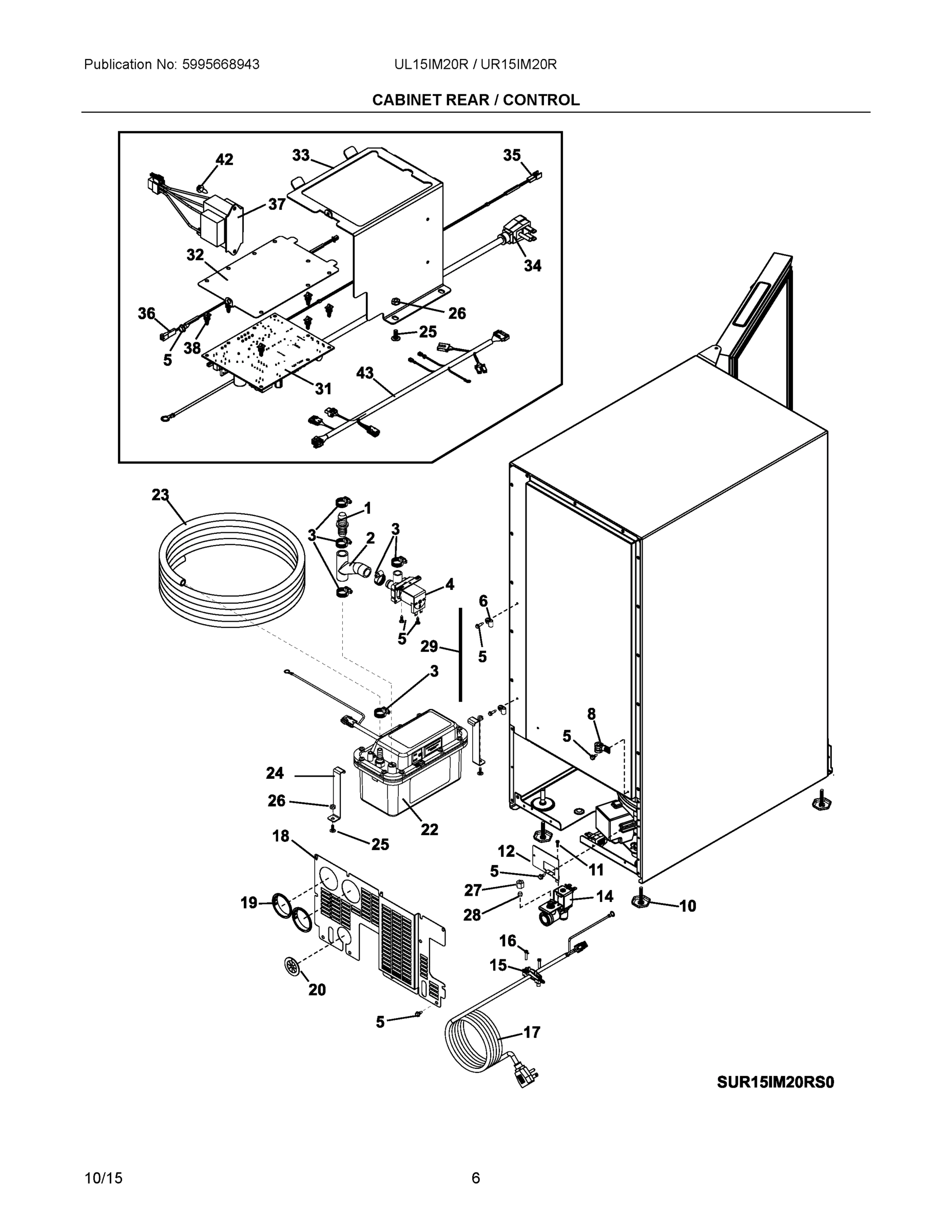 04 - CABINET REAR / CONTROL