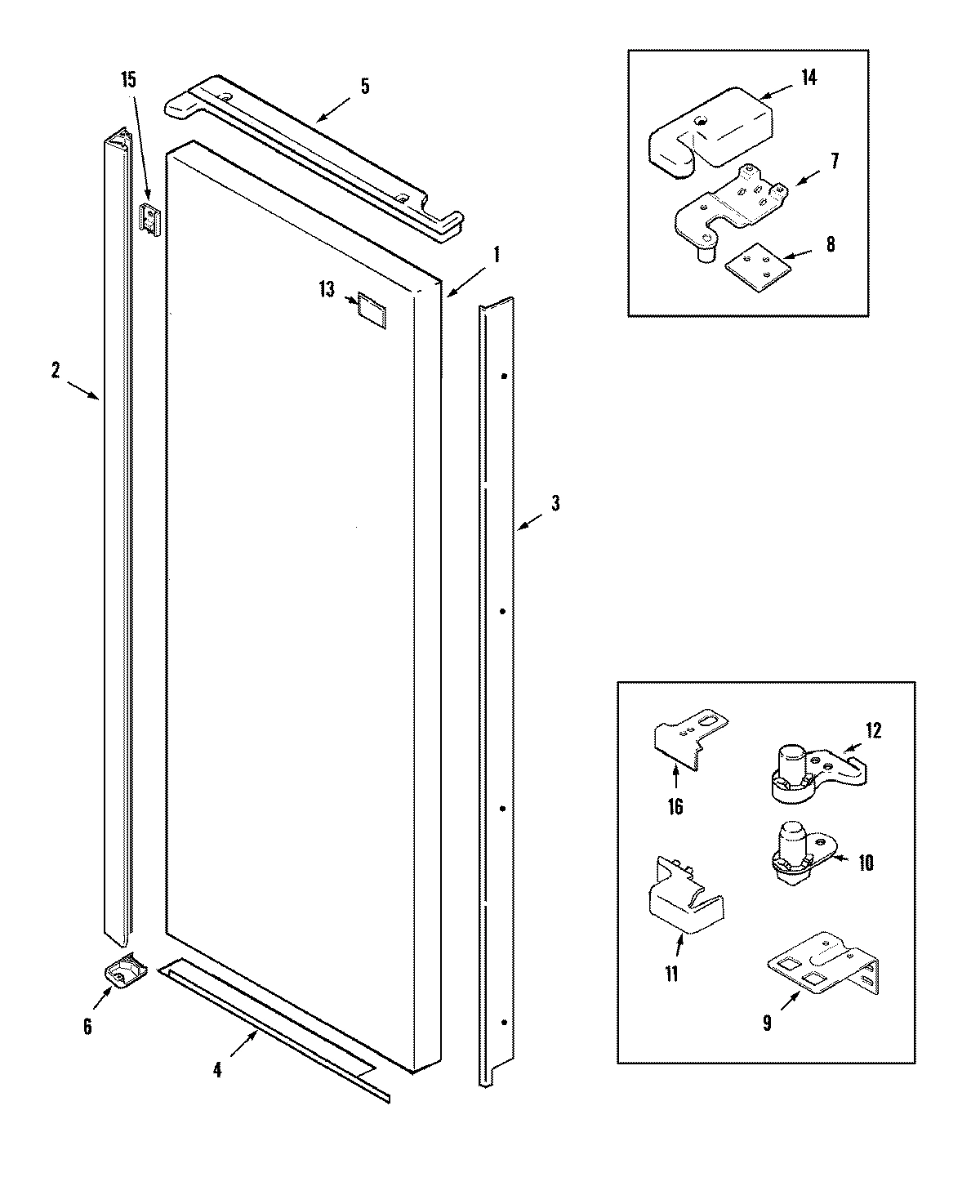 08 - FRESH FOOD OUTER DOOR (GC2228GEH3/5/9)