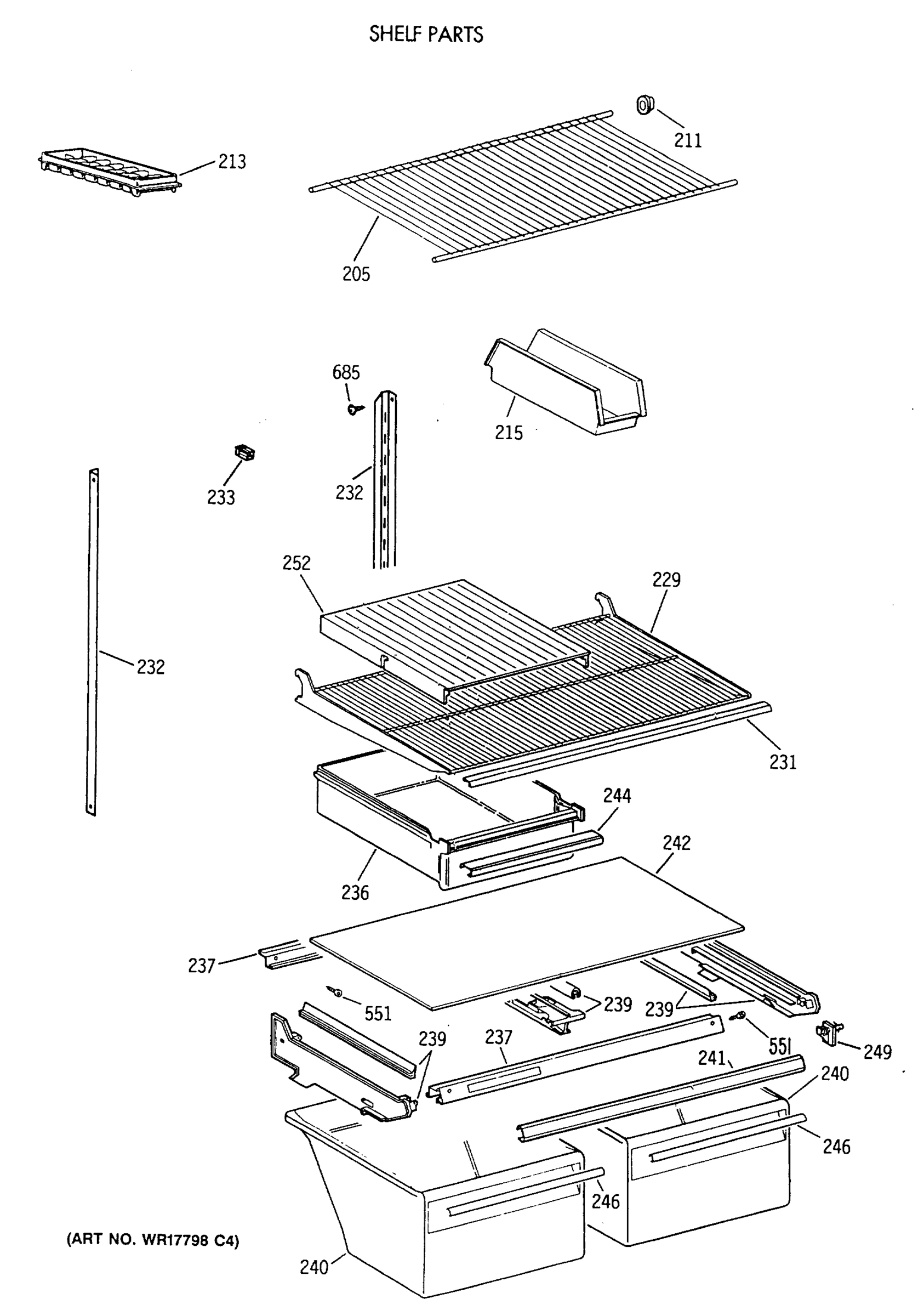SHELF PARTS