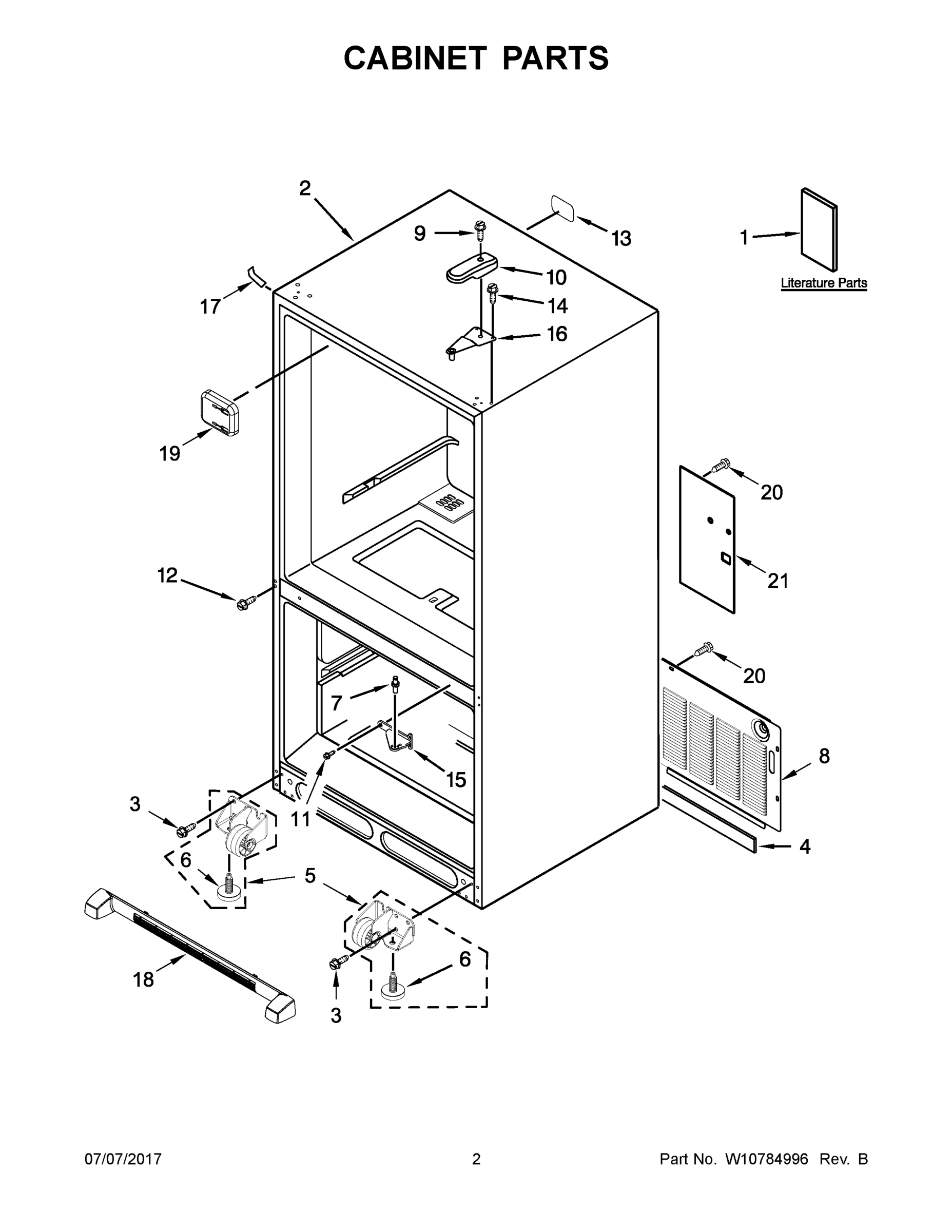 02 - CABINET PARTS