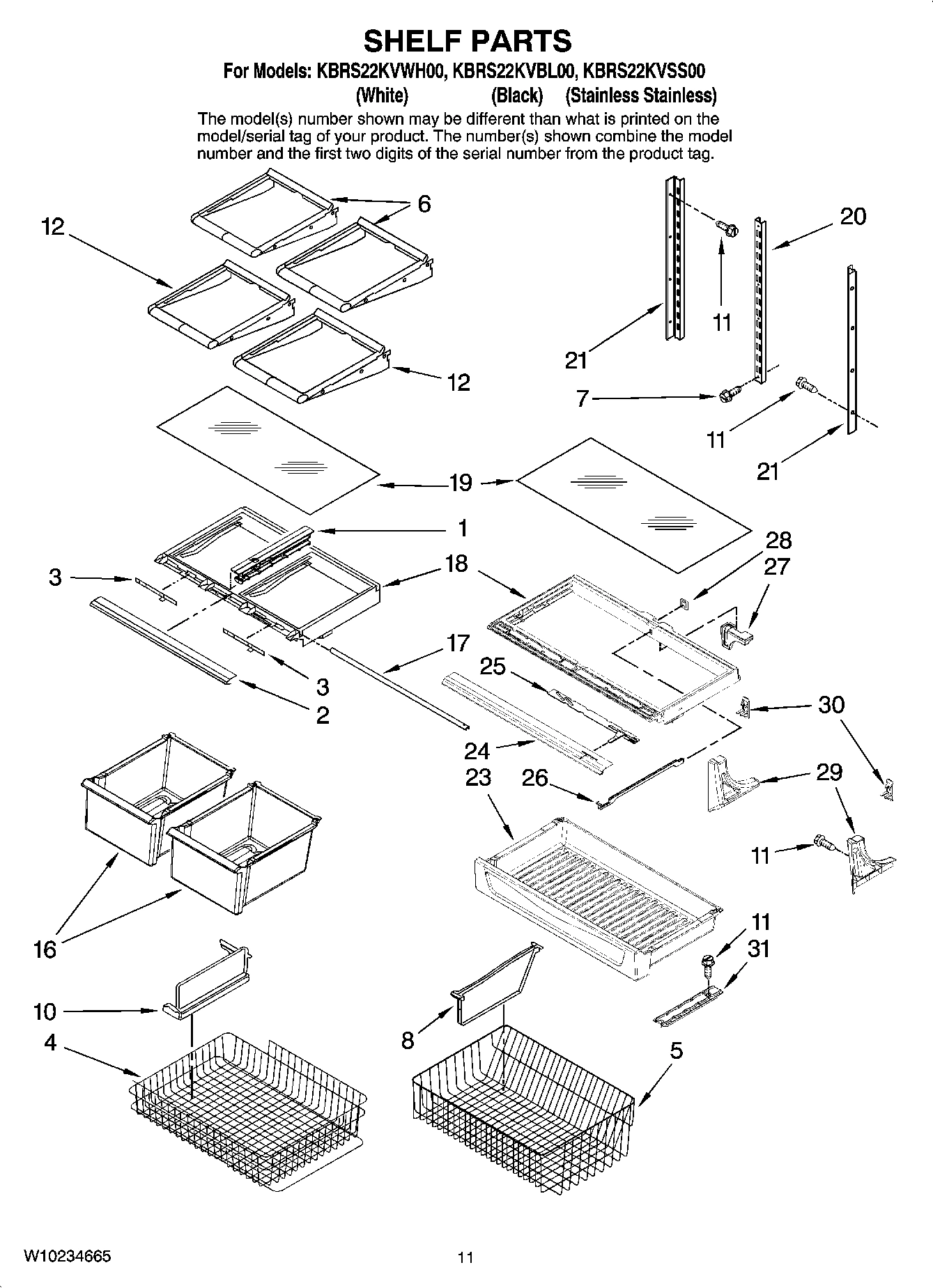 07 - SHELF PARTS