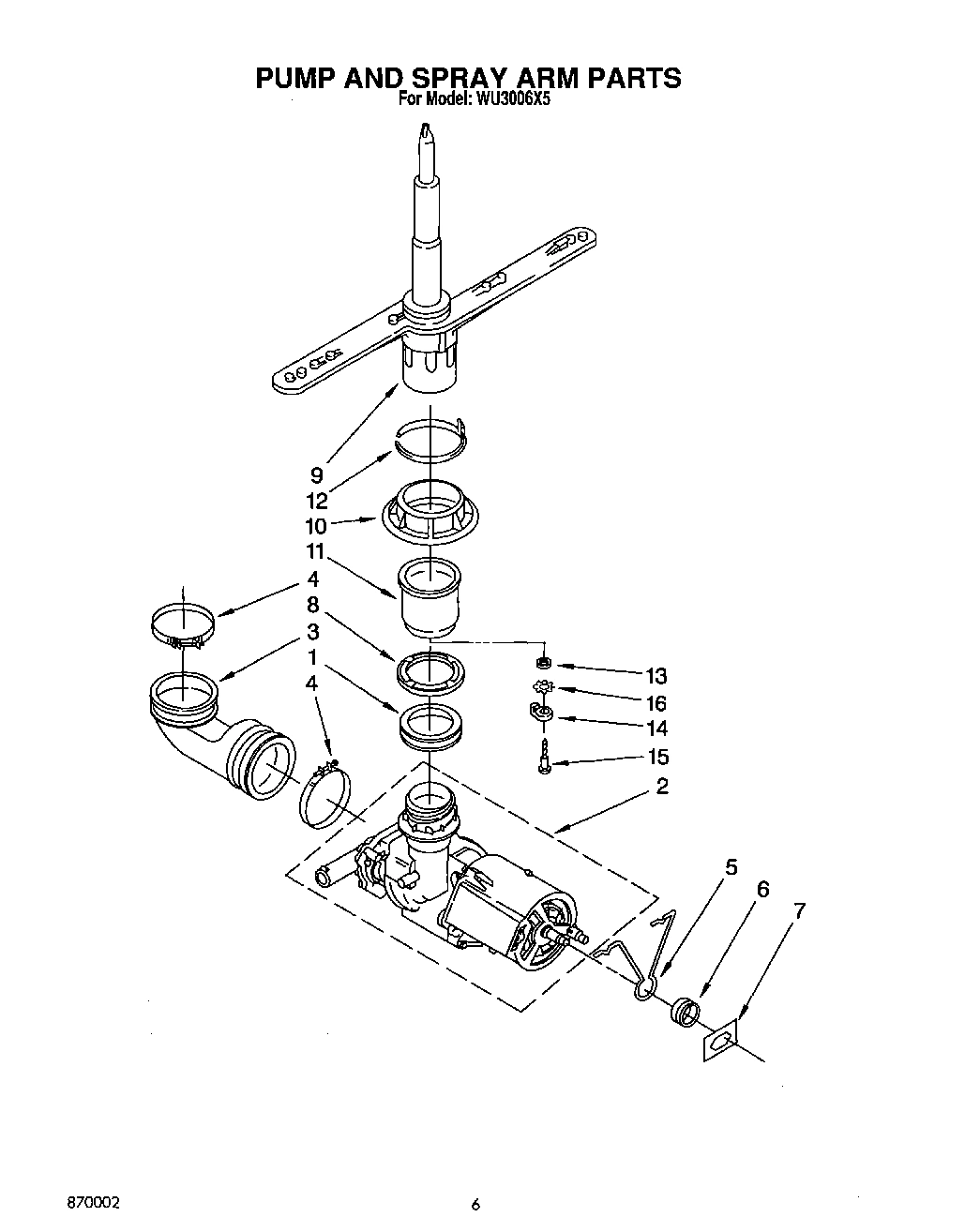 05 - PUMP AND SPRAY ARM