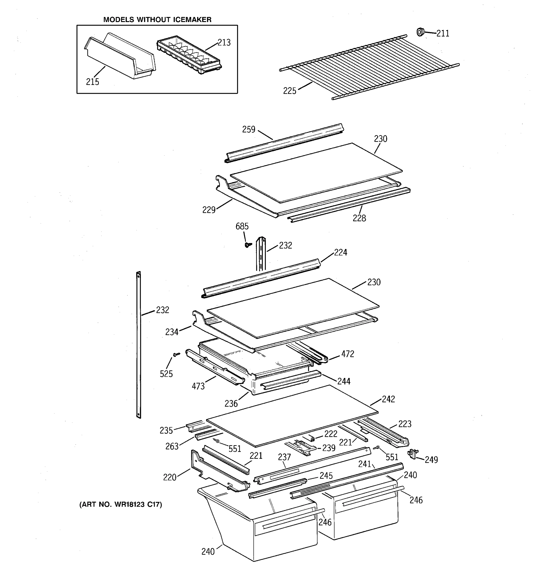 SHELF PARTS