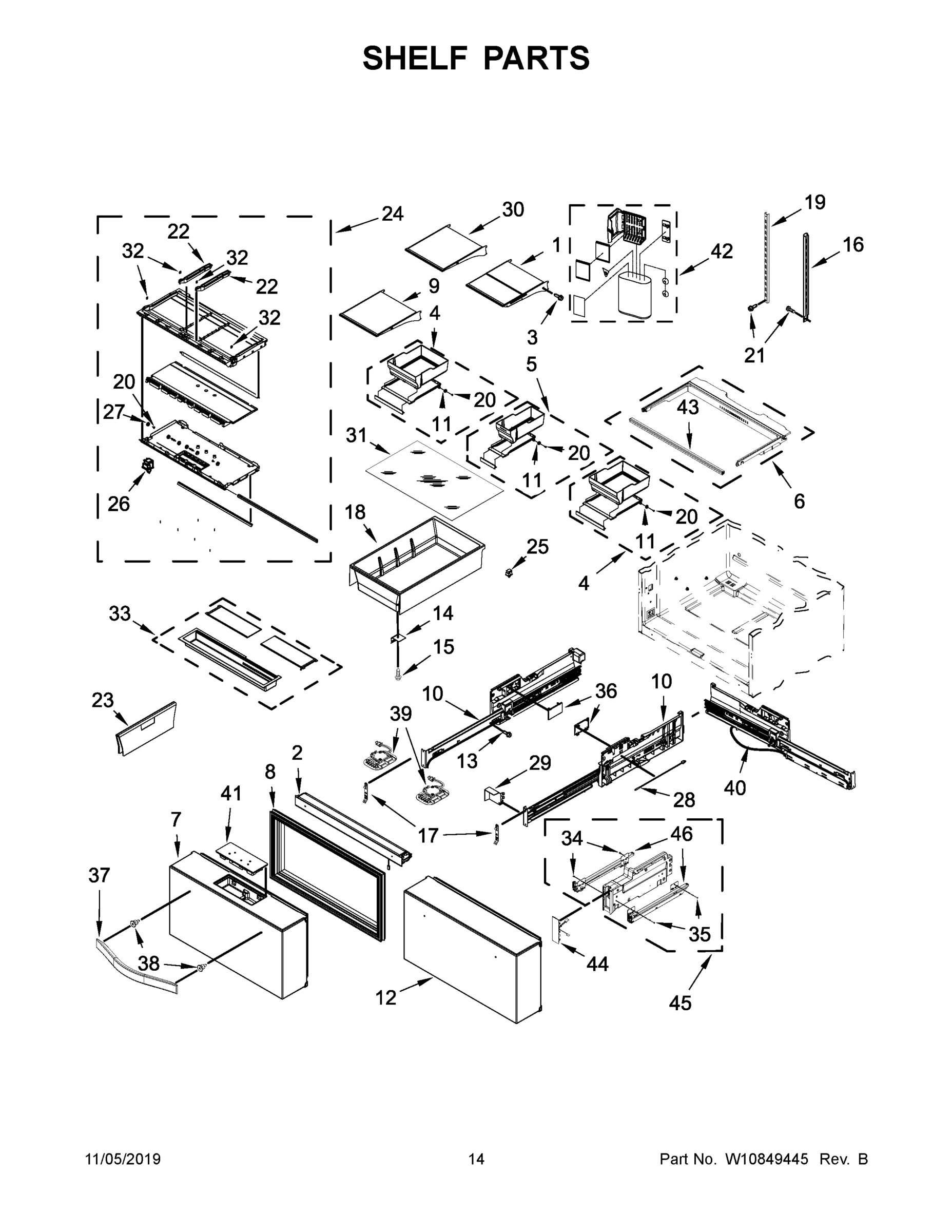 08 - SHELF PARTS