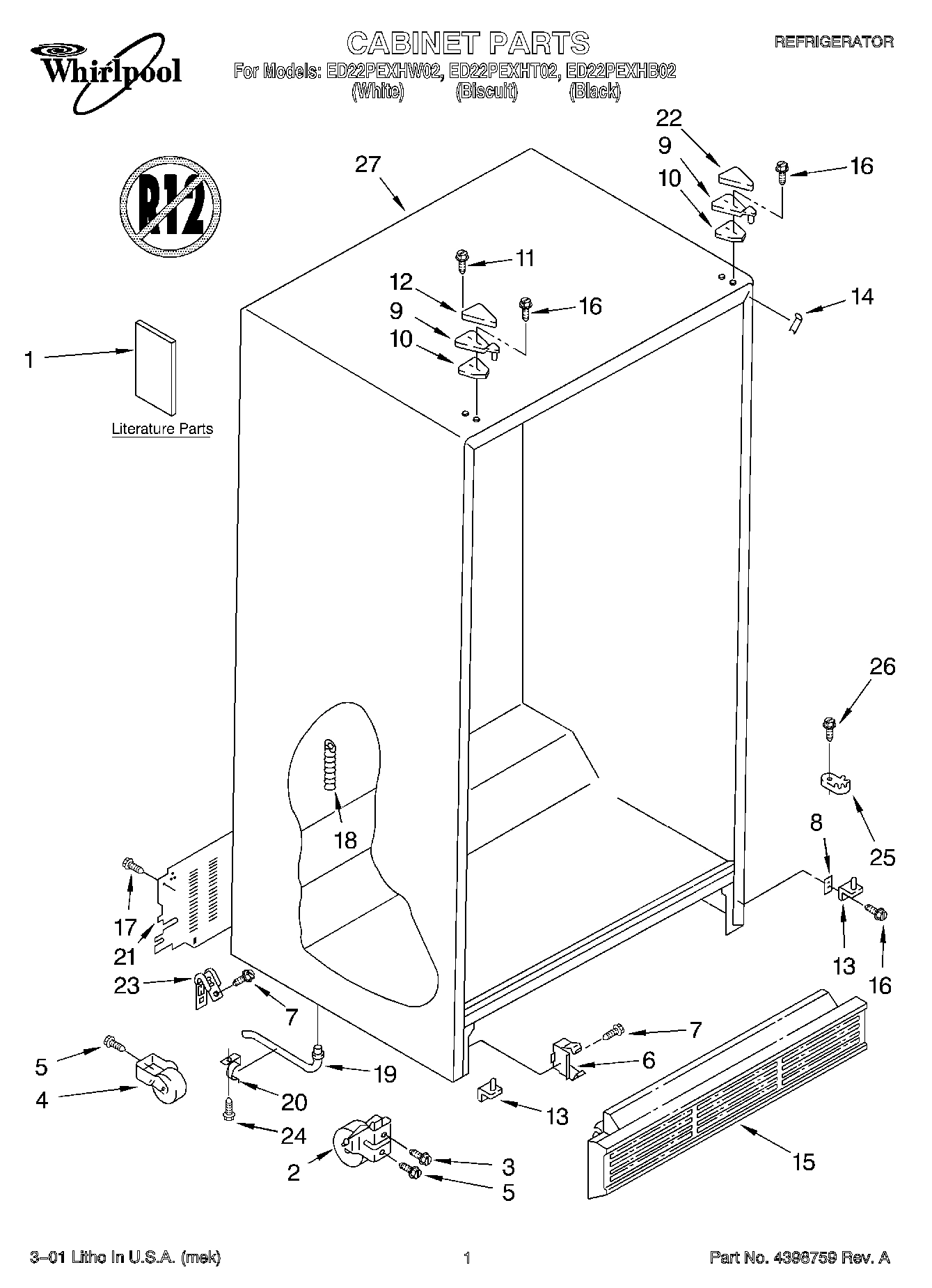 01 - CABINET, LITERATURE