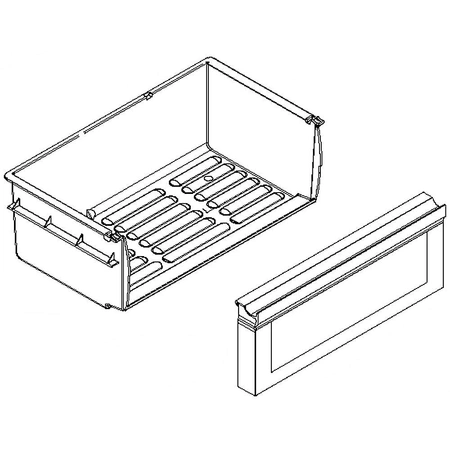W10529578 Whirlpool Refrigerator Crisper Draw