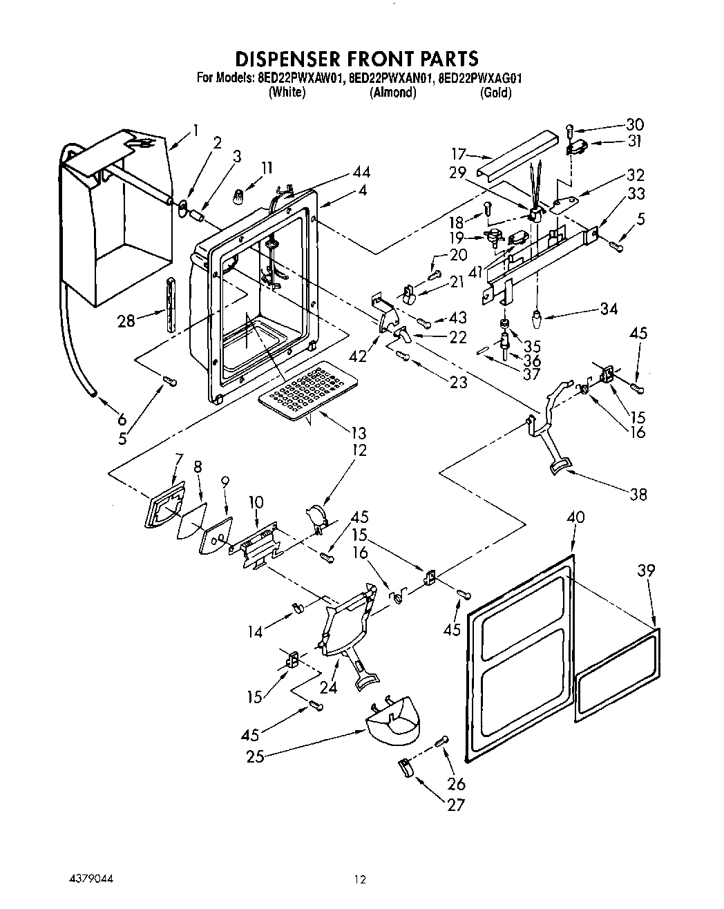 08 - DISPENSER FRONT