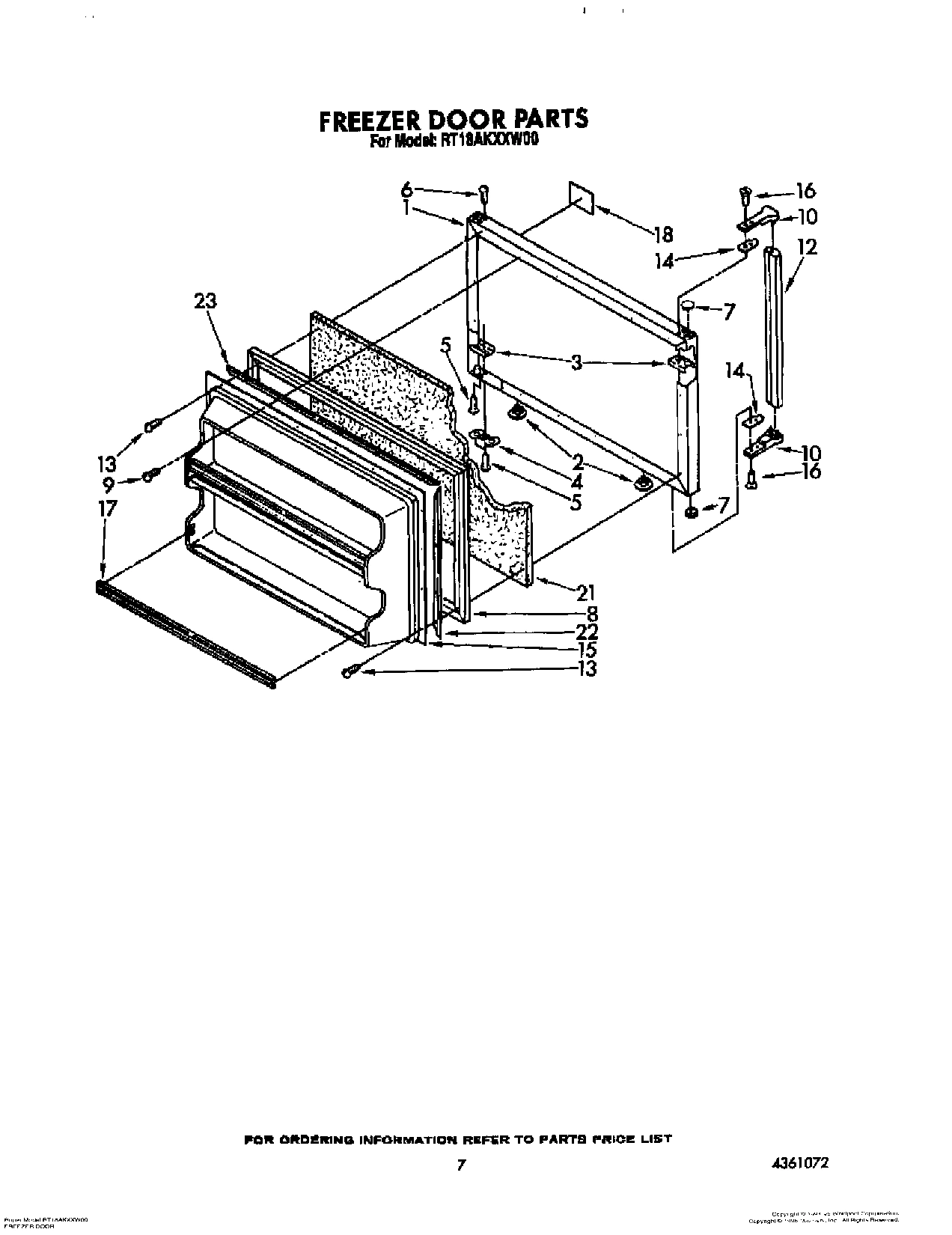 06 - FREEZER DOOR