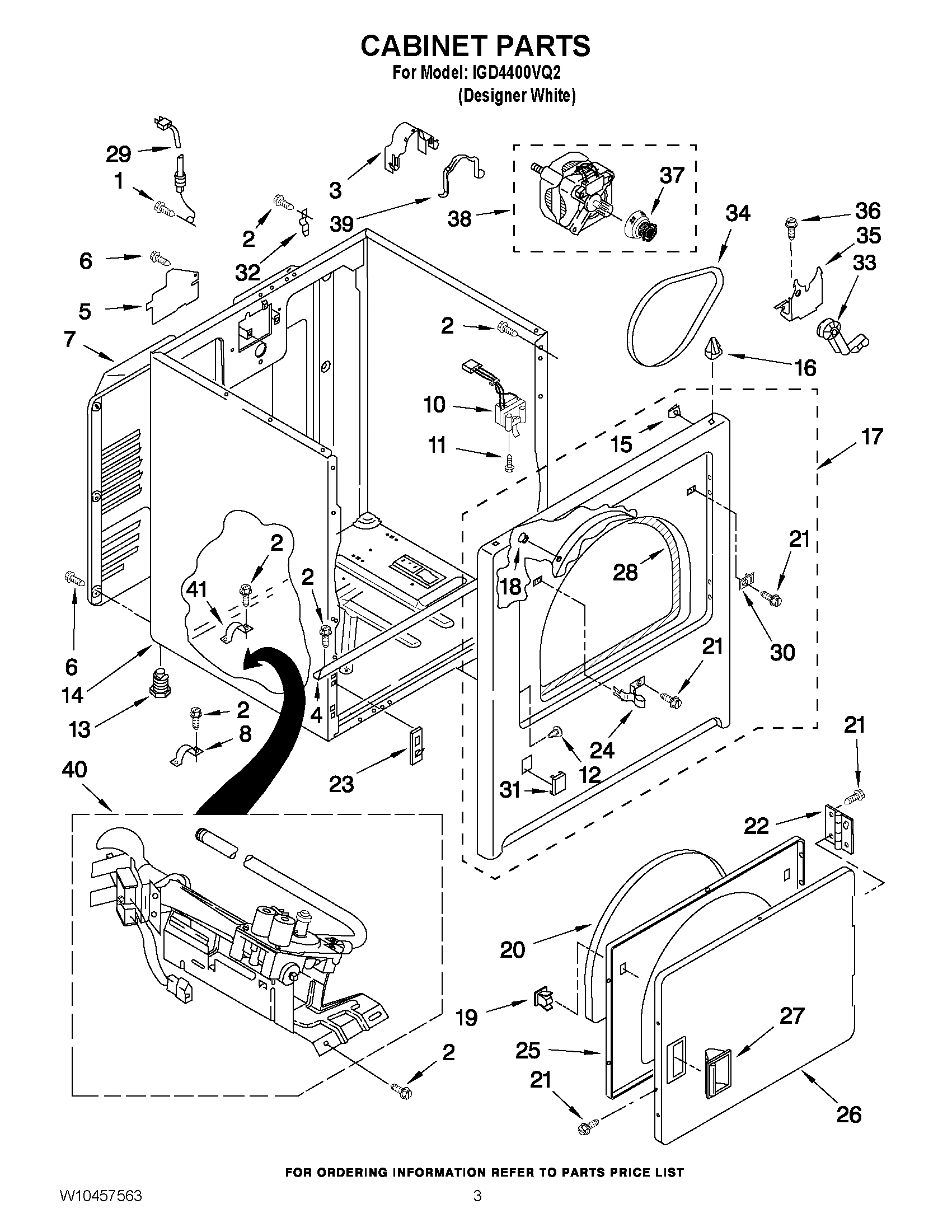 02 - CABINET PARTS