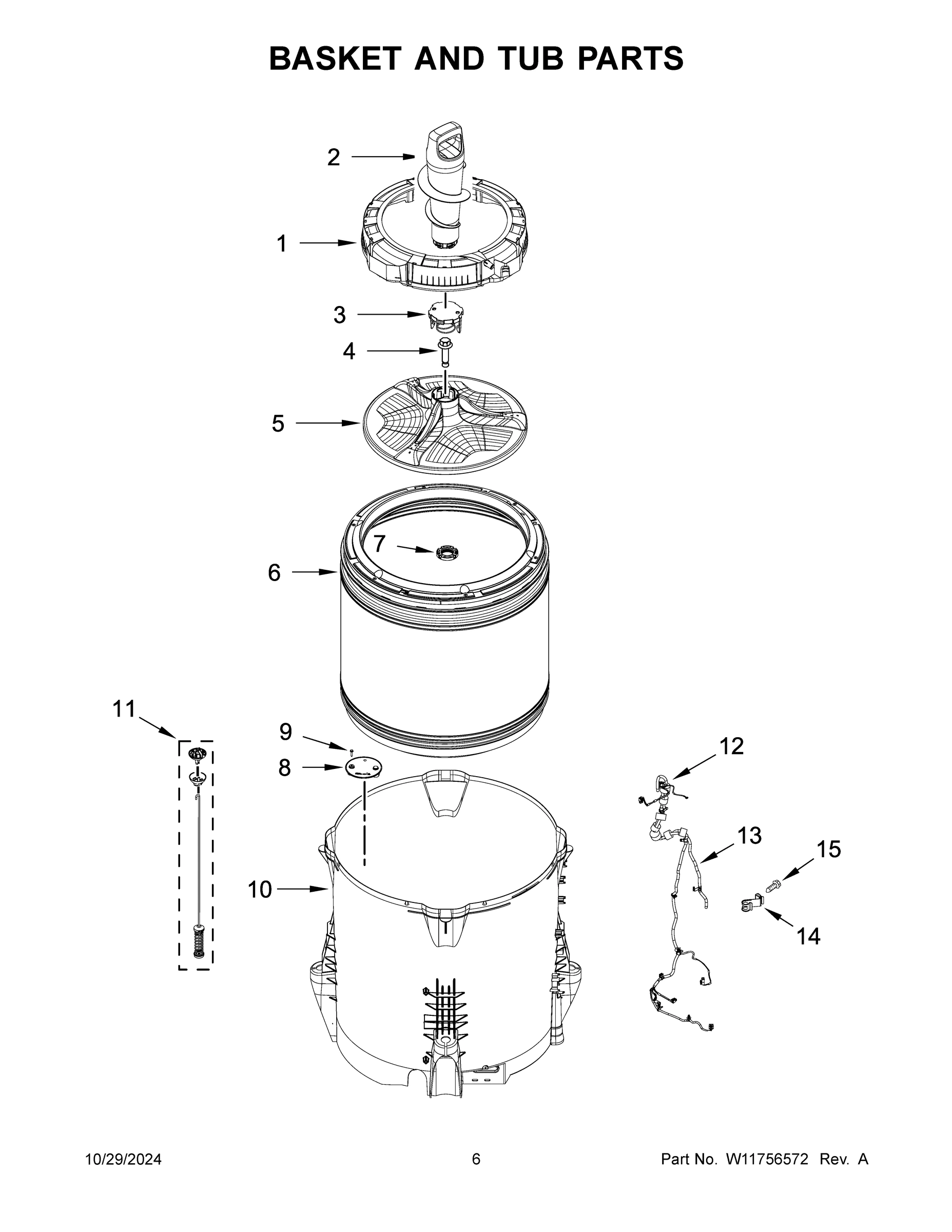 04 - BASKET AND TUB PARTS