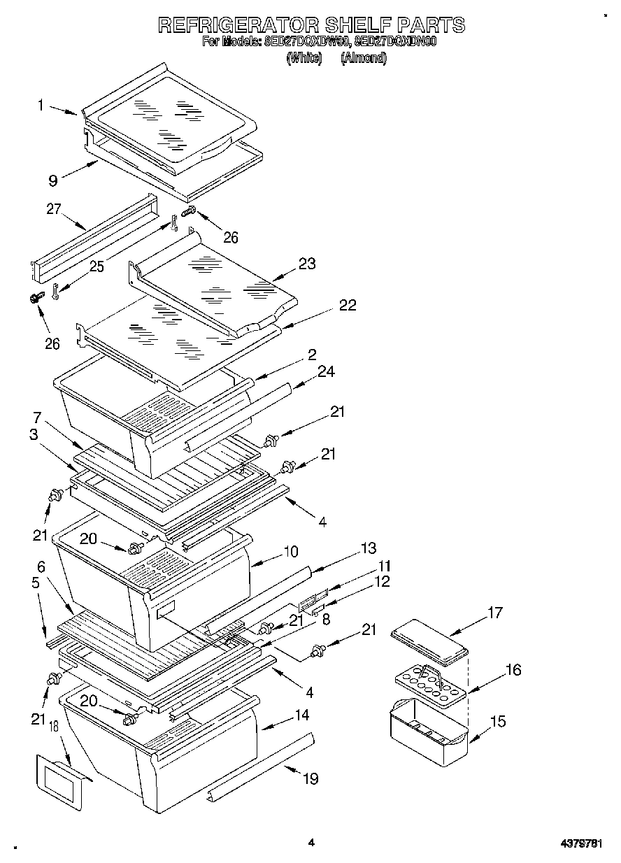 03 - REFRIGERATOR SHELF