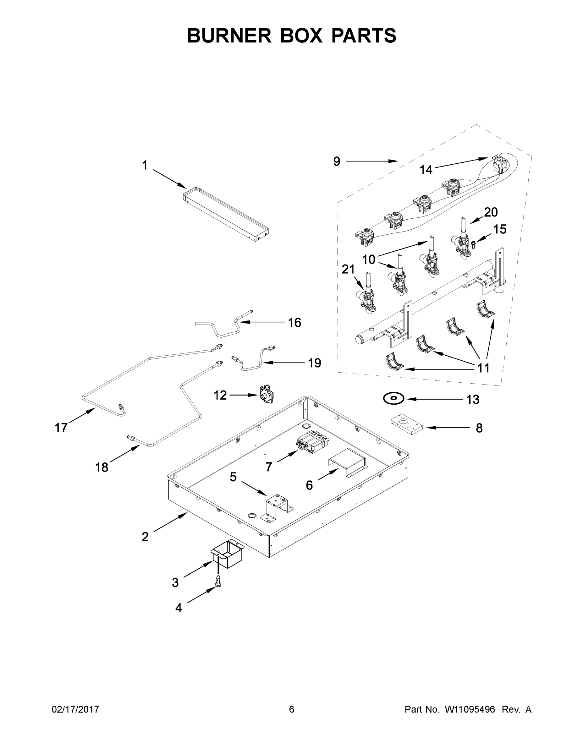 04 - BURNER BOX PARTS