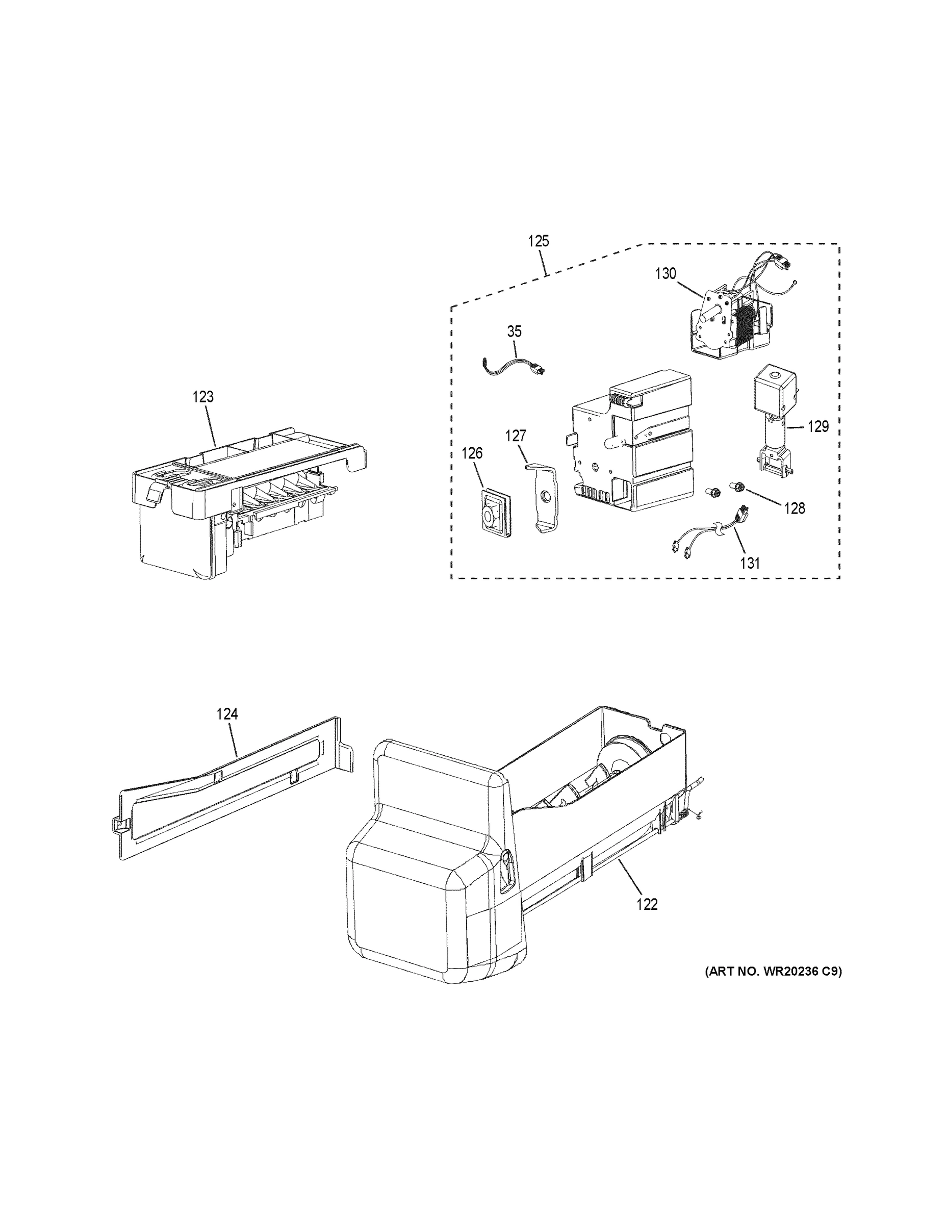 ICE MAKER & DISPENSER