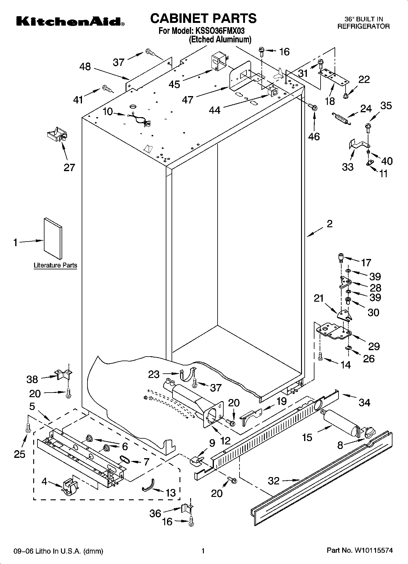 01 - CABINET PARTS