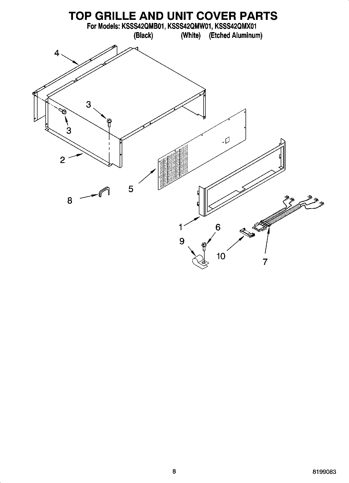 06 - TOP GRILLE AND UNIT COVER PARTS
