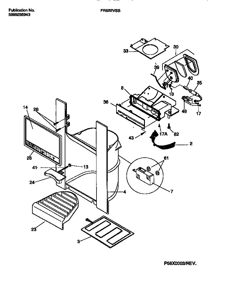 08 - I & W DISPENSER (DOOR)
